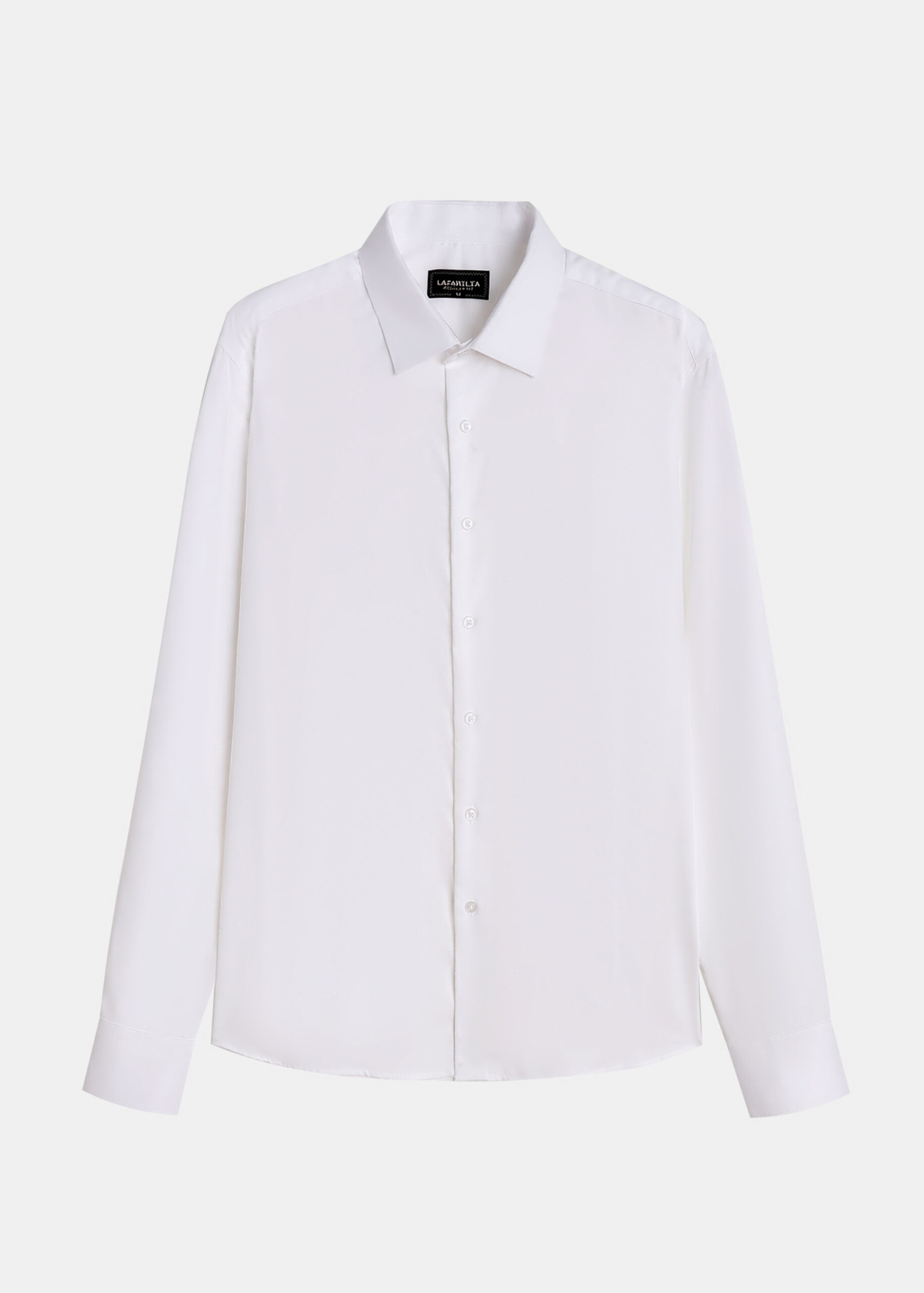 6126104017102-a Men Regular-Fit Plain Shirt - Image 1