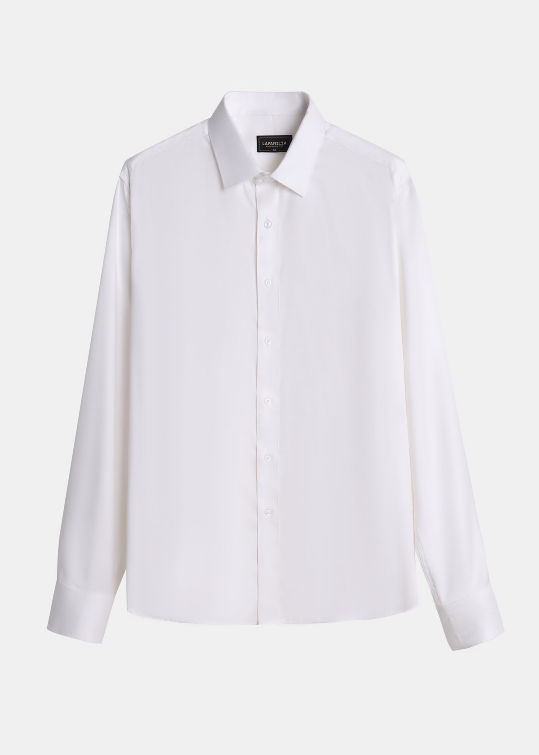 6126104017202-a Men Regular-Fit Plain Shirt - Image 1