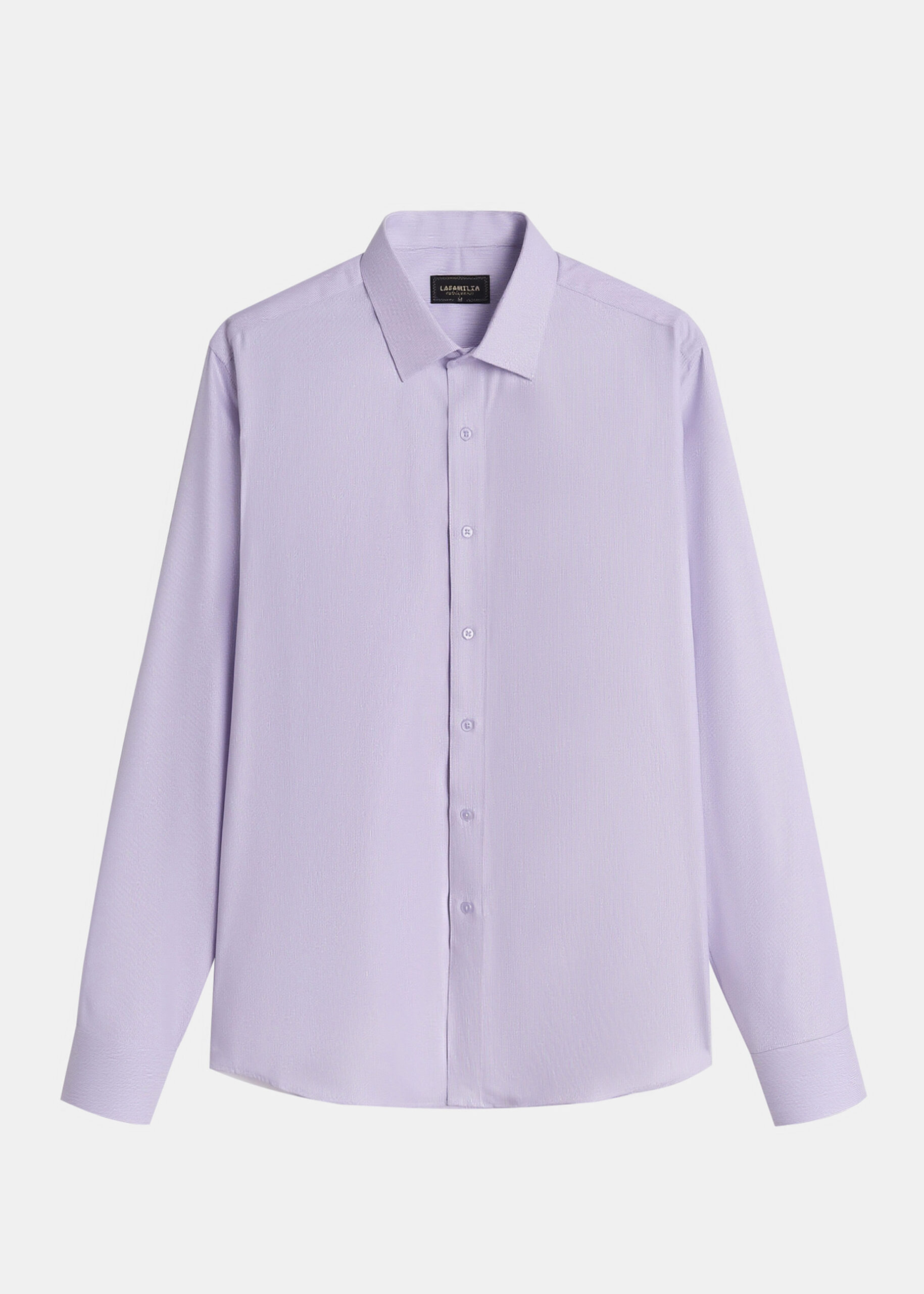 6126104018215-a Men Regular-Fit Textured Shirt - Image 1