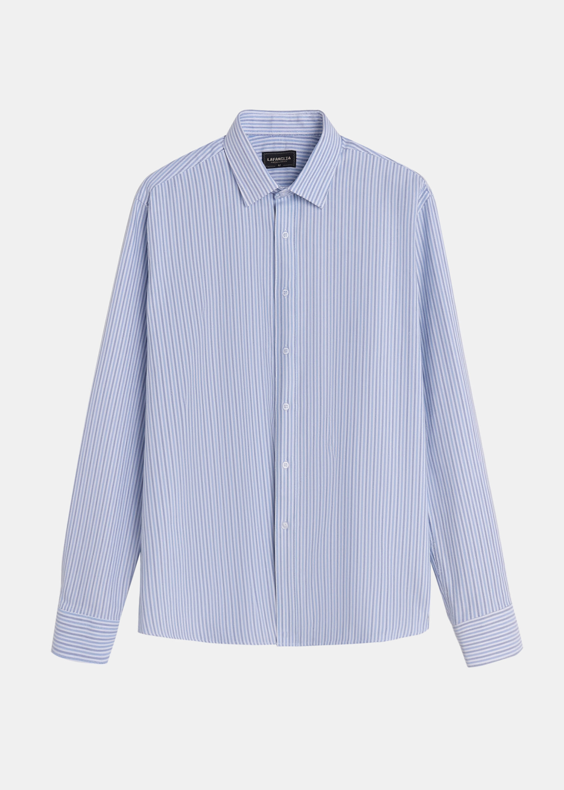 6126104018605-a Men Regular-Fit Striped Shirt - Image 1