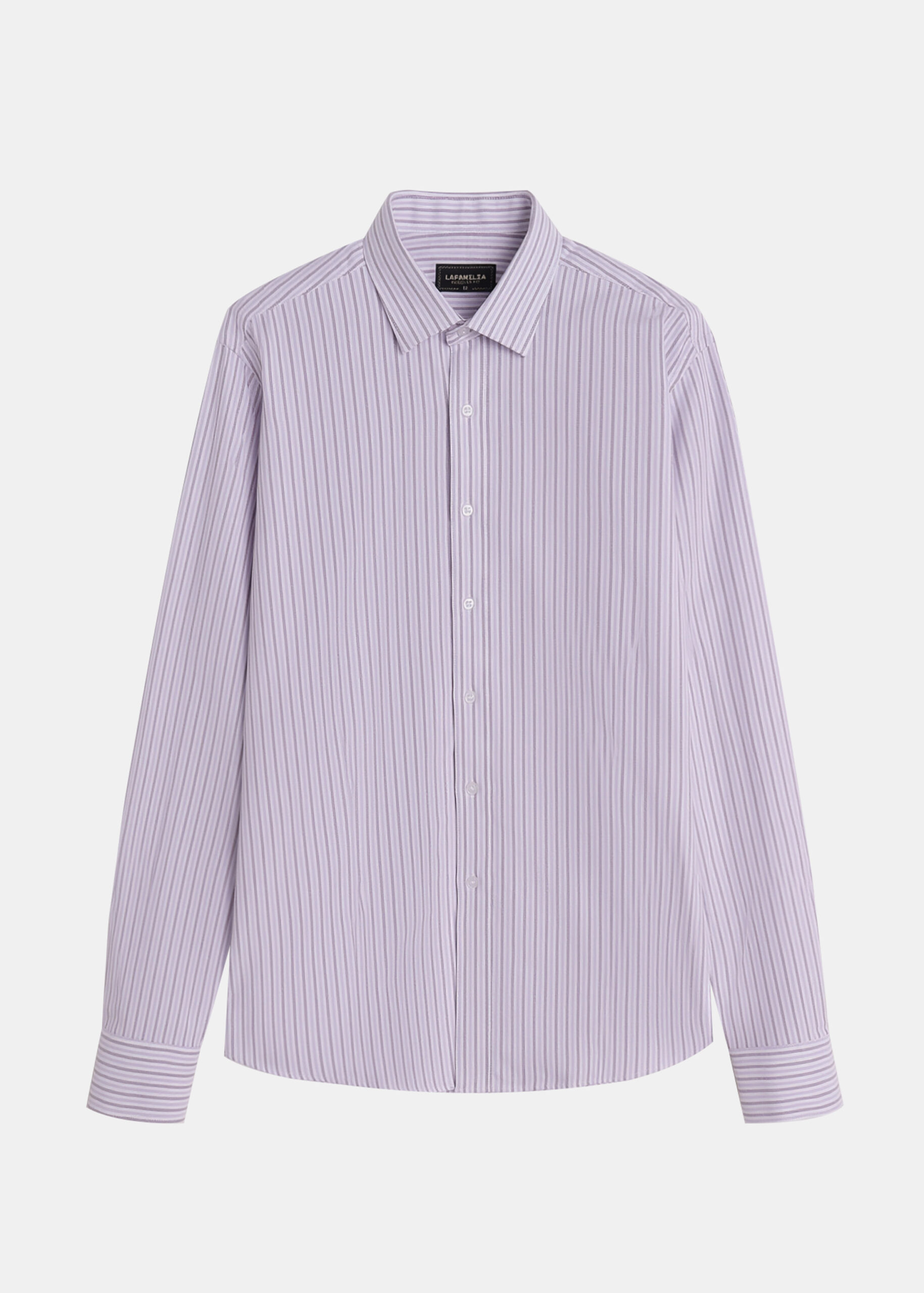 6126104018715-a Men Regular-Fit Striped Shirt - Image 1