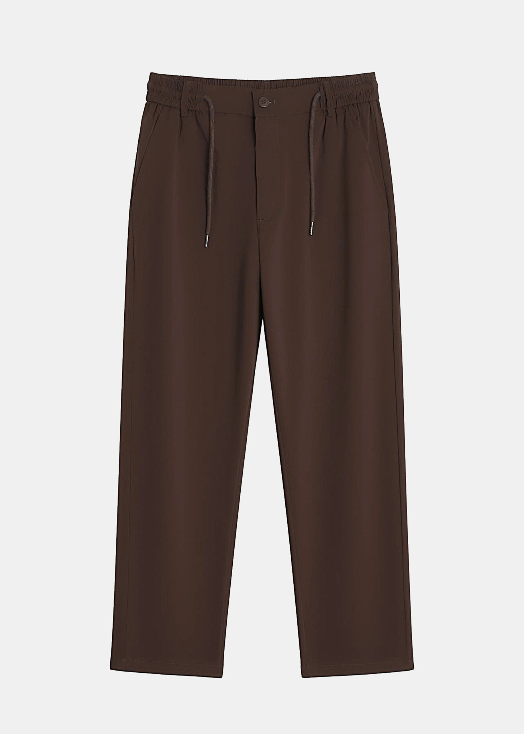 6126108008442-a Men Plain Trouser - Image 1