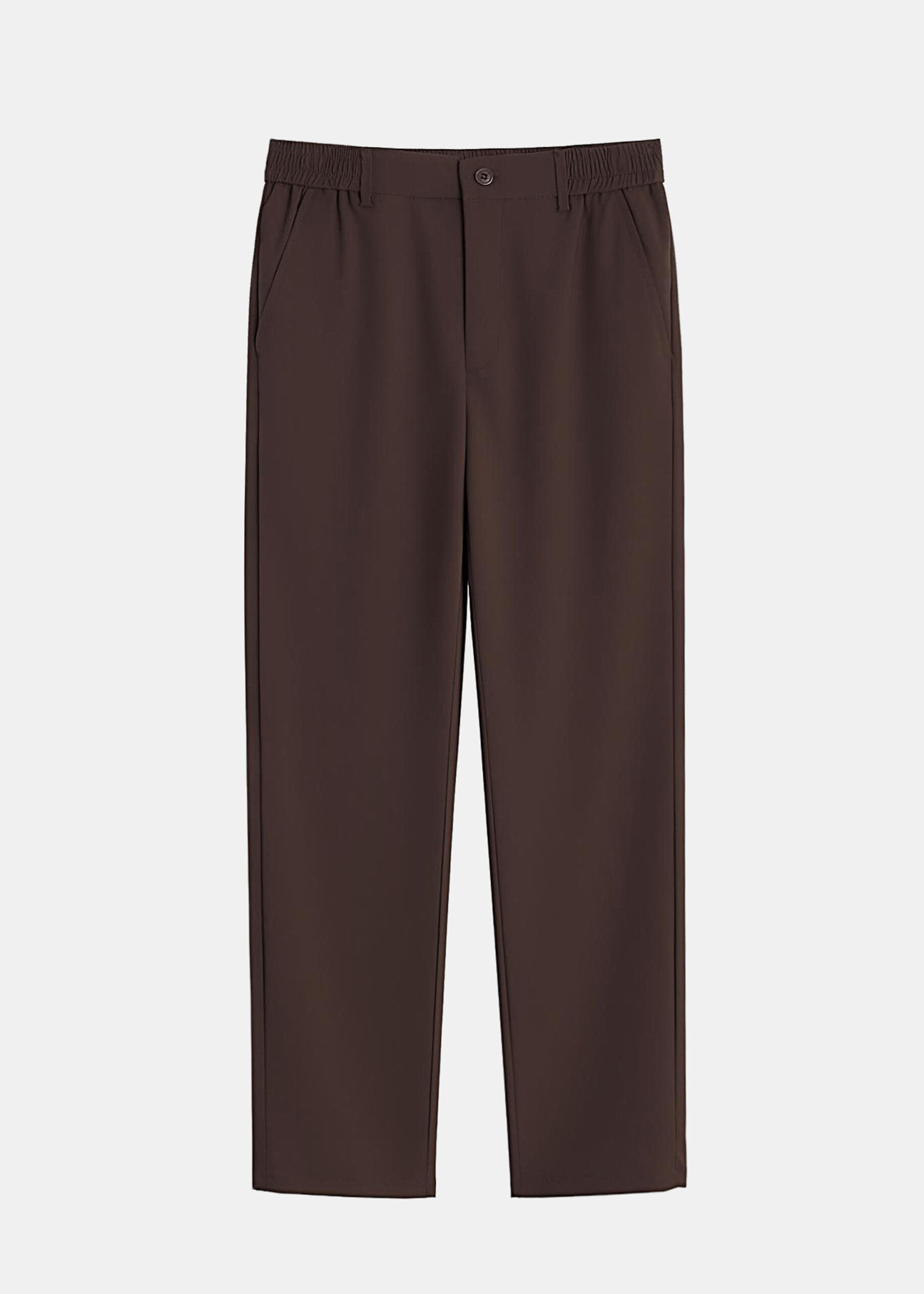 6126108008642-a Men Plain Trouser - الصورة 1