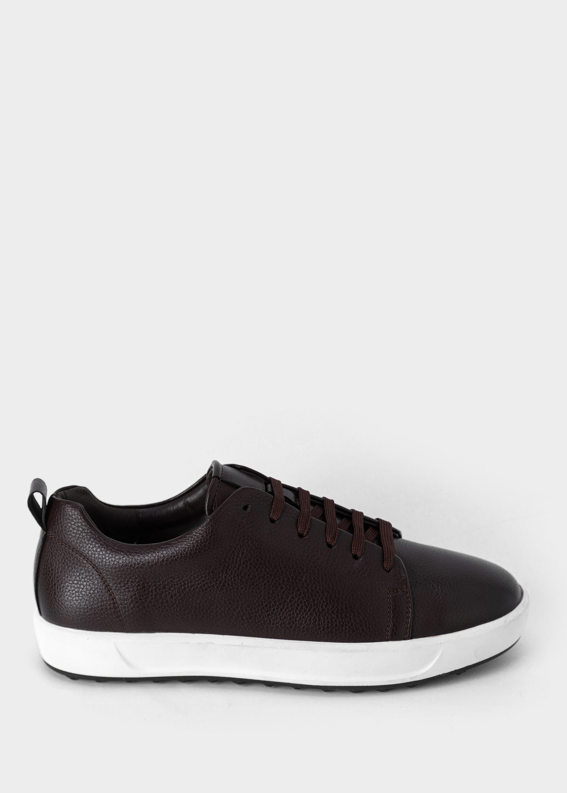 6126113004942-a Men Leather Trainers - Image 1