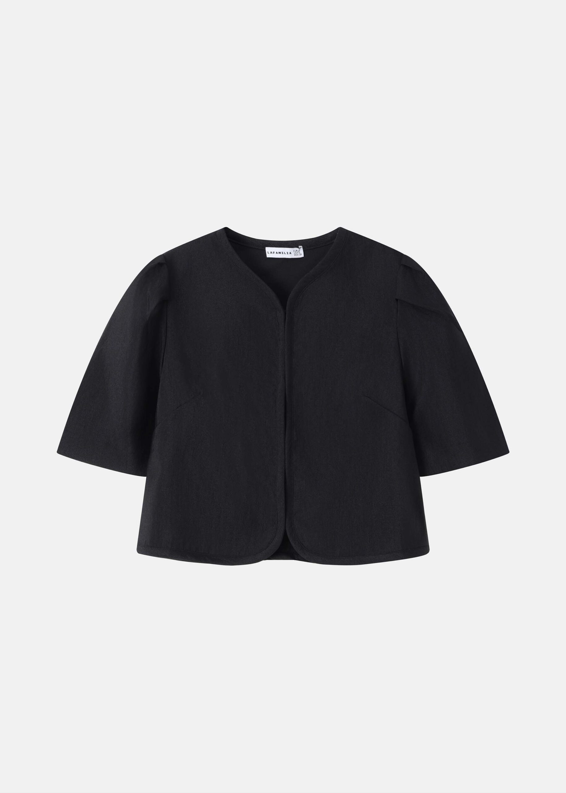 Women Short Sleeve Cropped Jacket