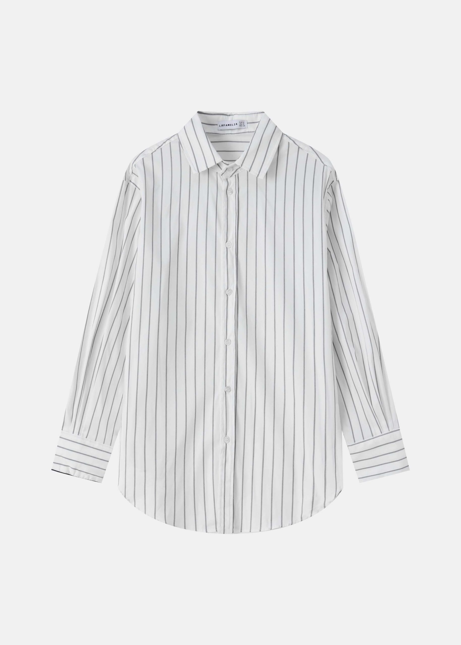 6126204051447-a Women Classic Striped Shirt - Image 1