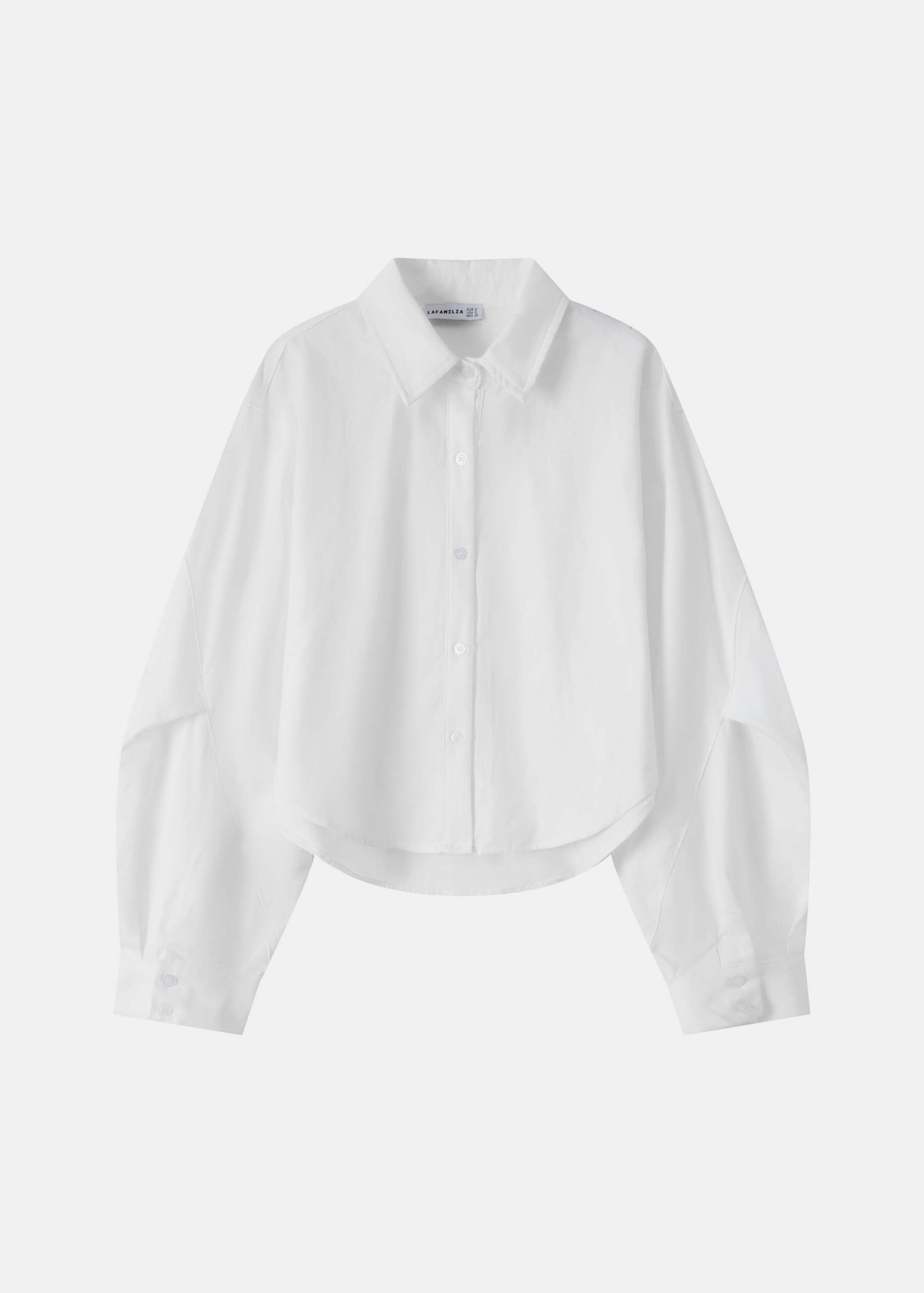 Women Cropped Shirt With Embroidery