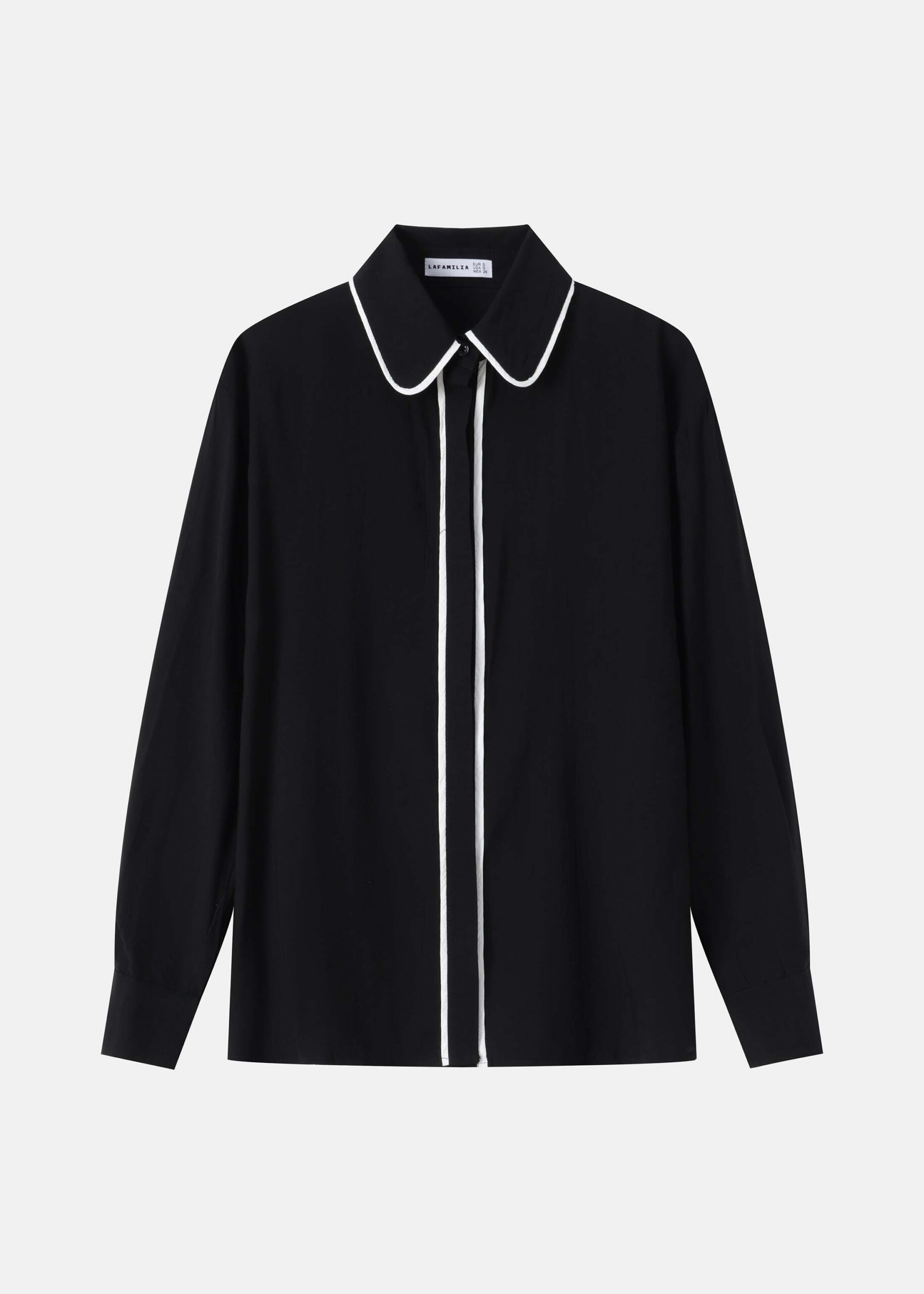 Women Classic Shirt With Piping