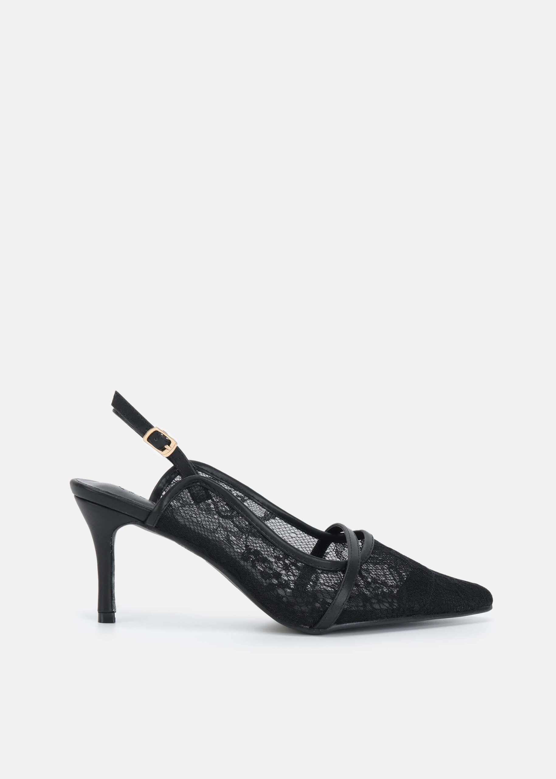 Women Lace Heels Sandal