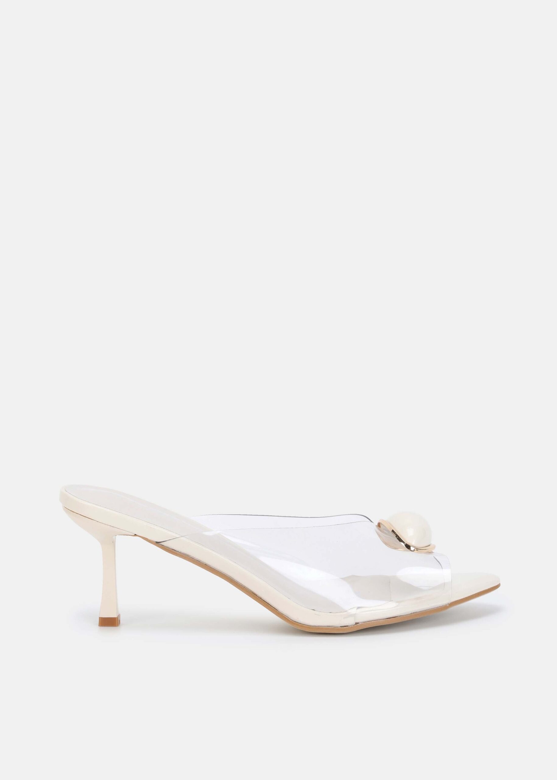 Women Transparent Heels Slipper