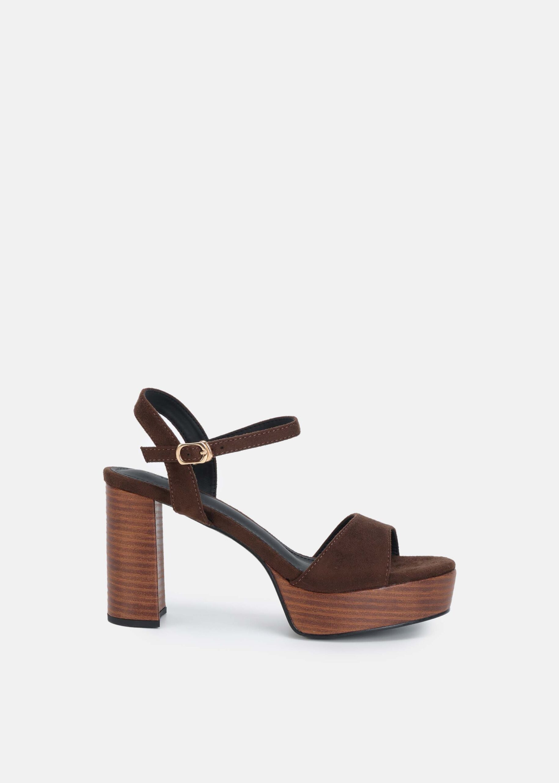 Women Suede Heels Sandal