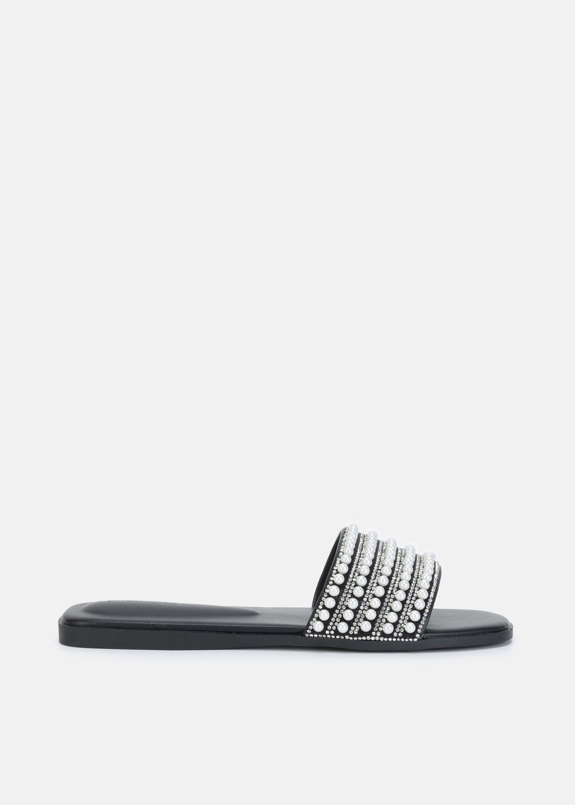 Women Pearls Decor Slipper