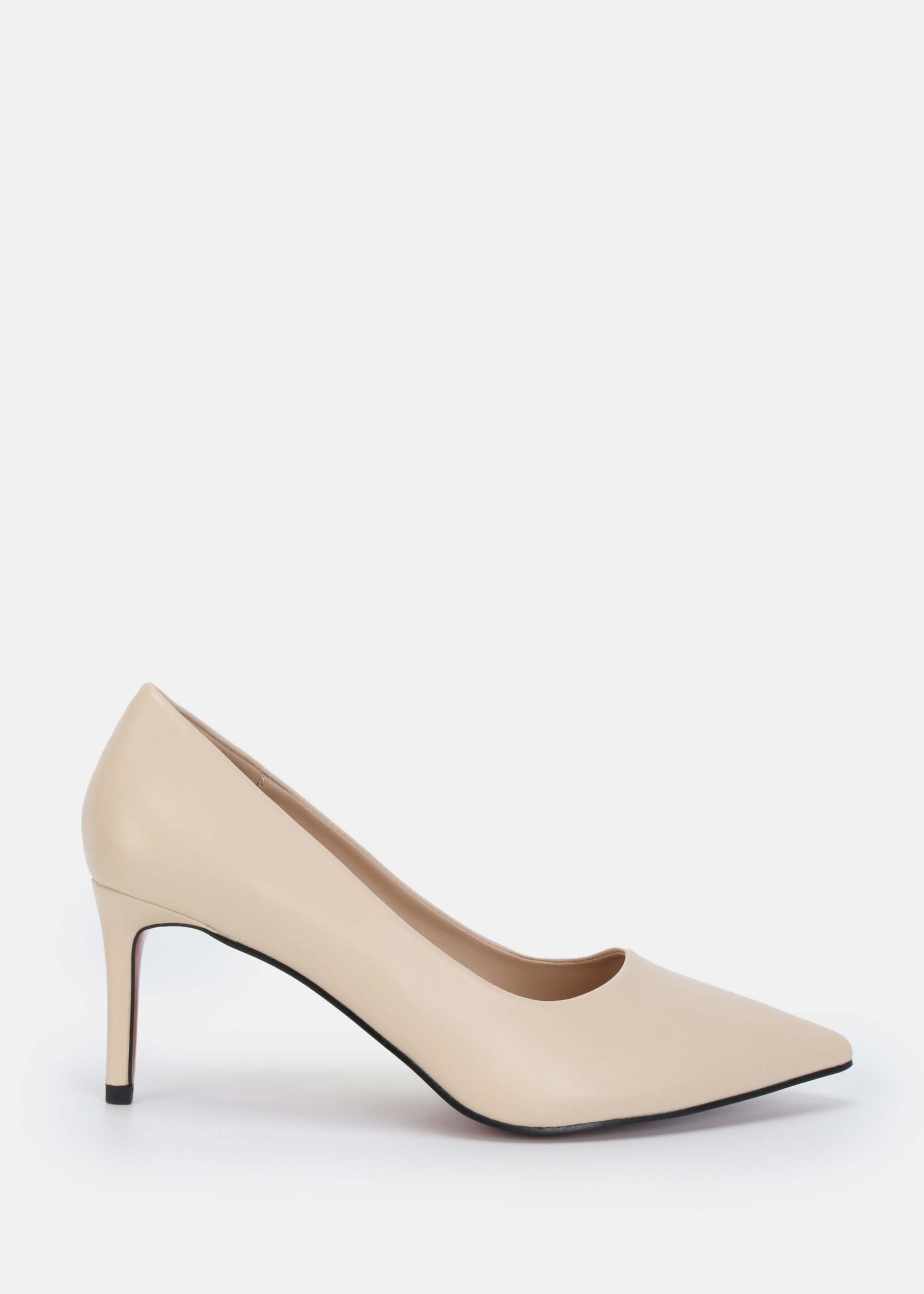 Women Leather Heels Shoes