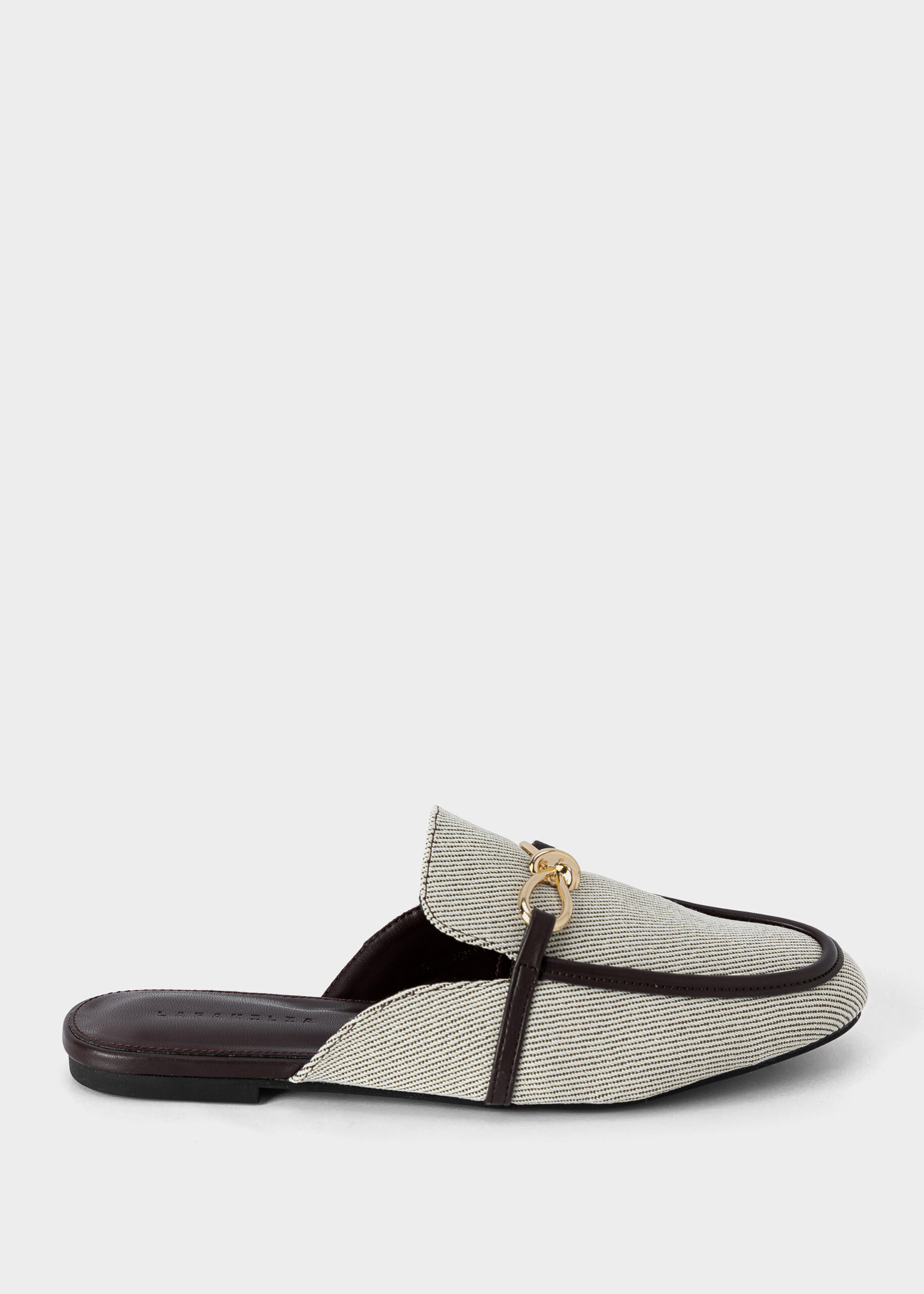 Women Striped Fabric Slipper