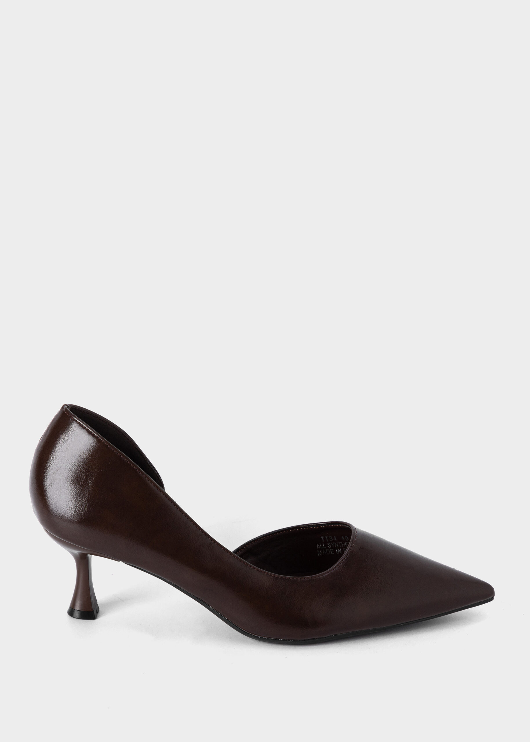 Women Leather Heels Shoes