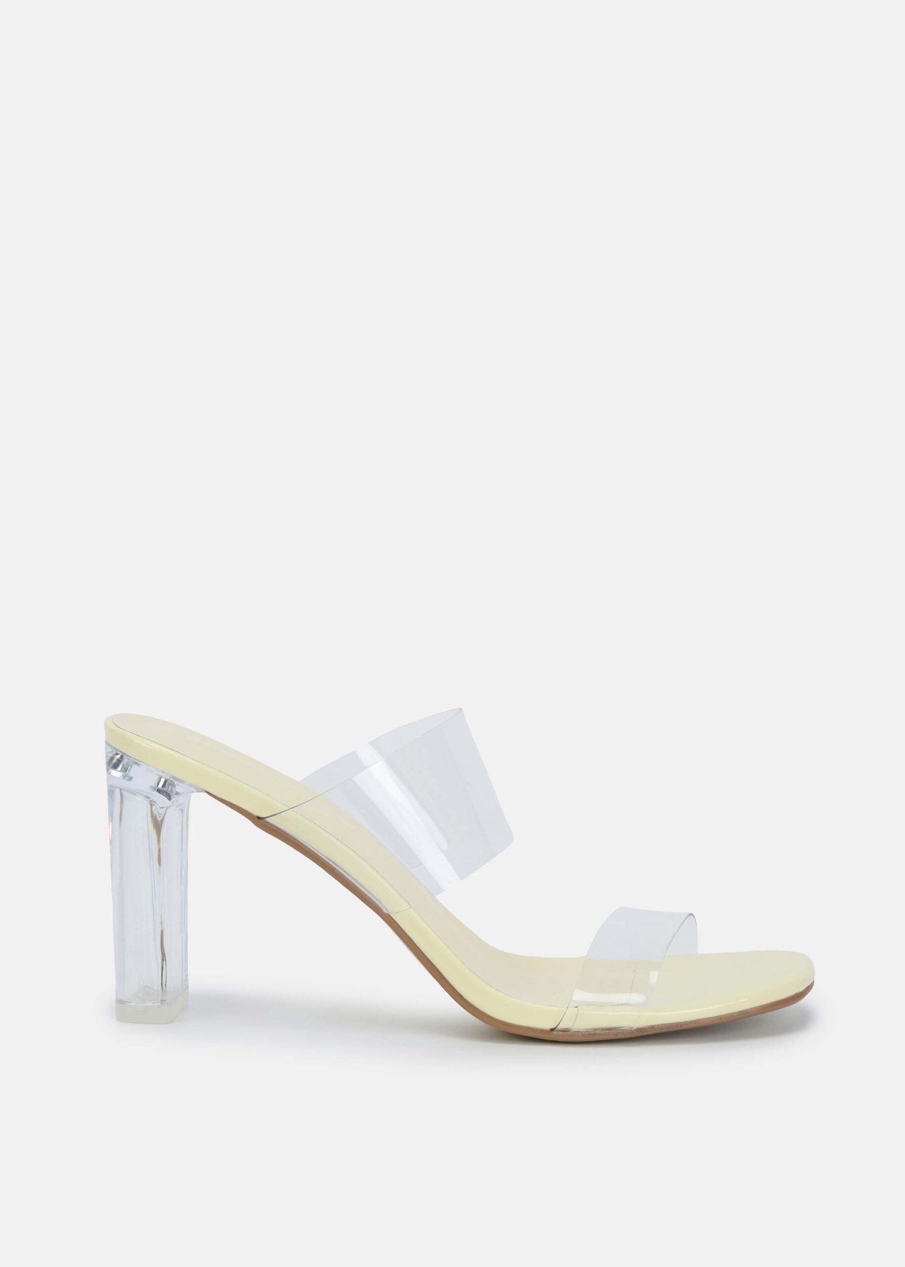 Women Transparent Heels Slipper