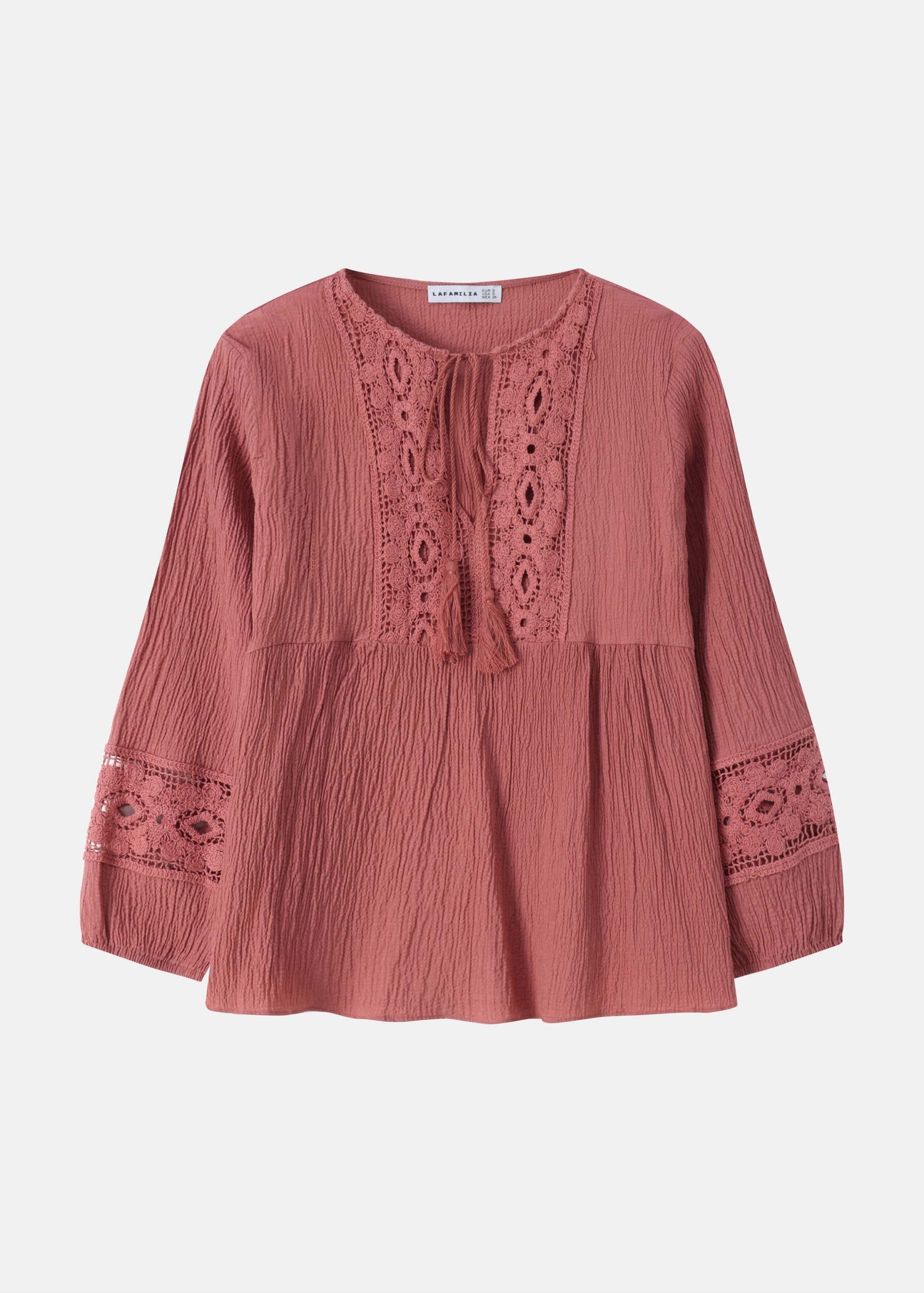 Women Blouse with Crochet