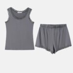 Women Pajama Set With Lace