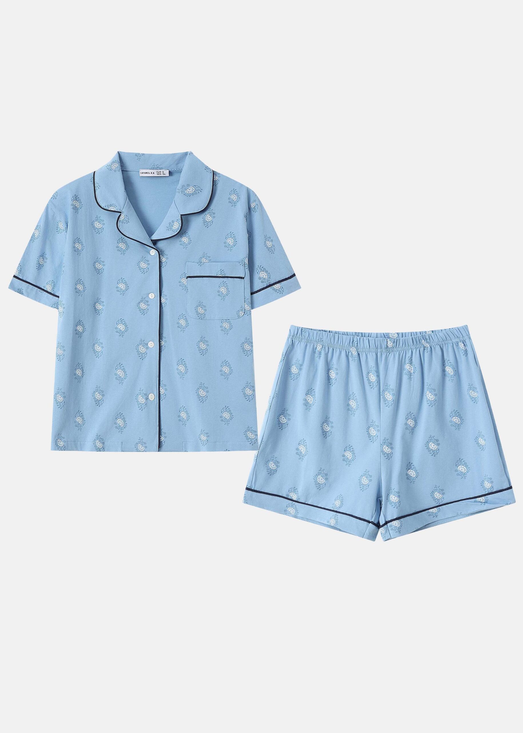 Women Printed Pajama Set