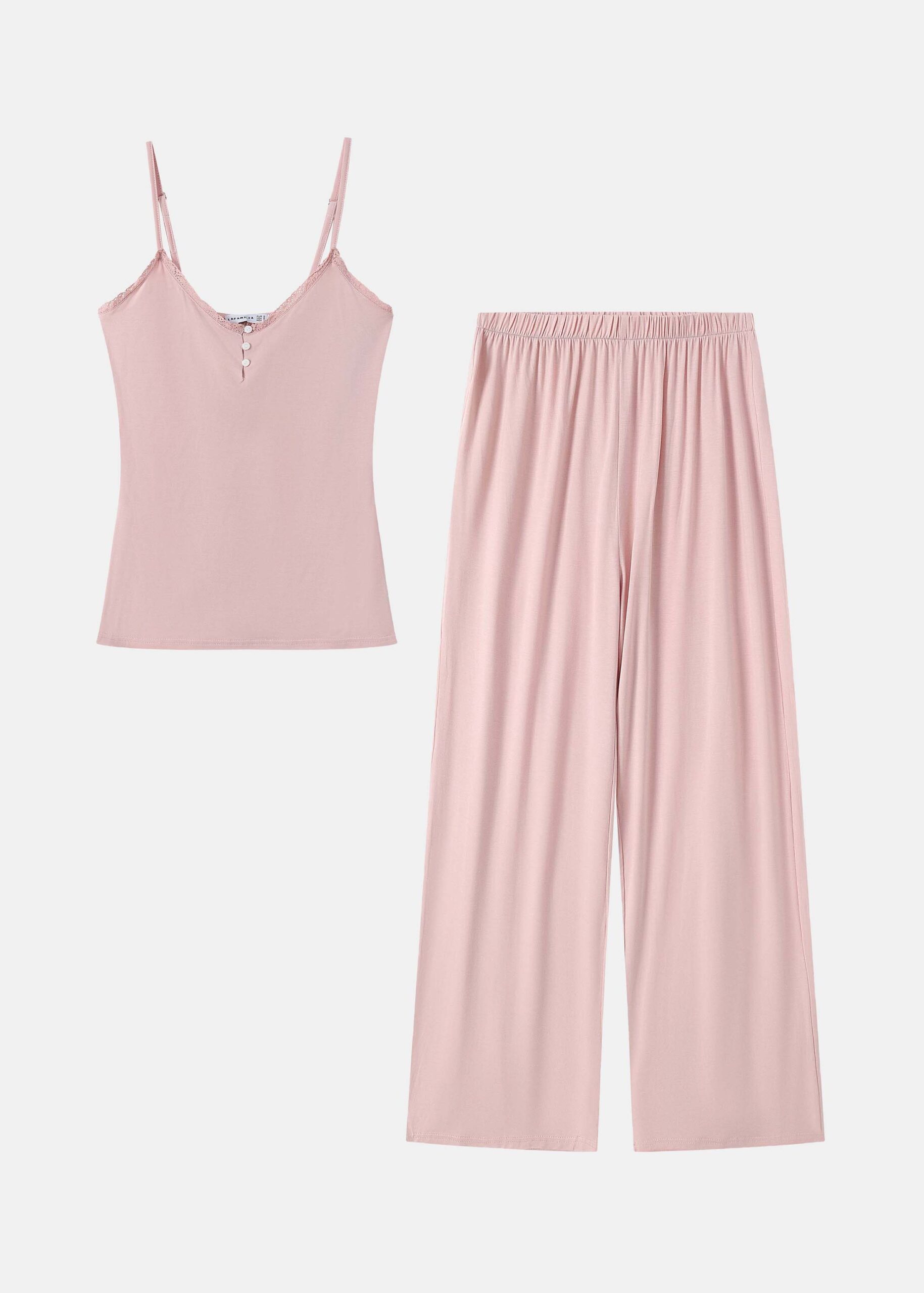 Women Pajama Set With Lace