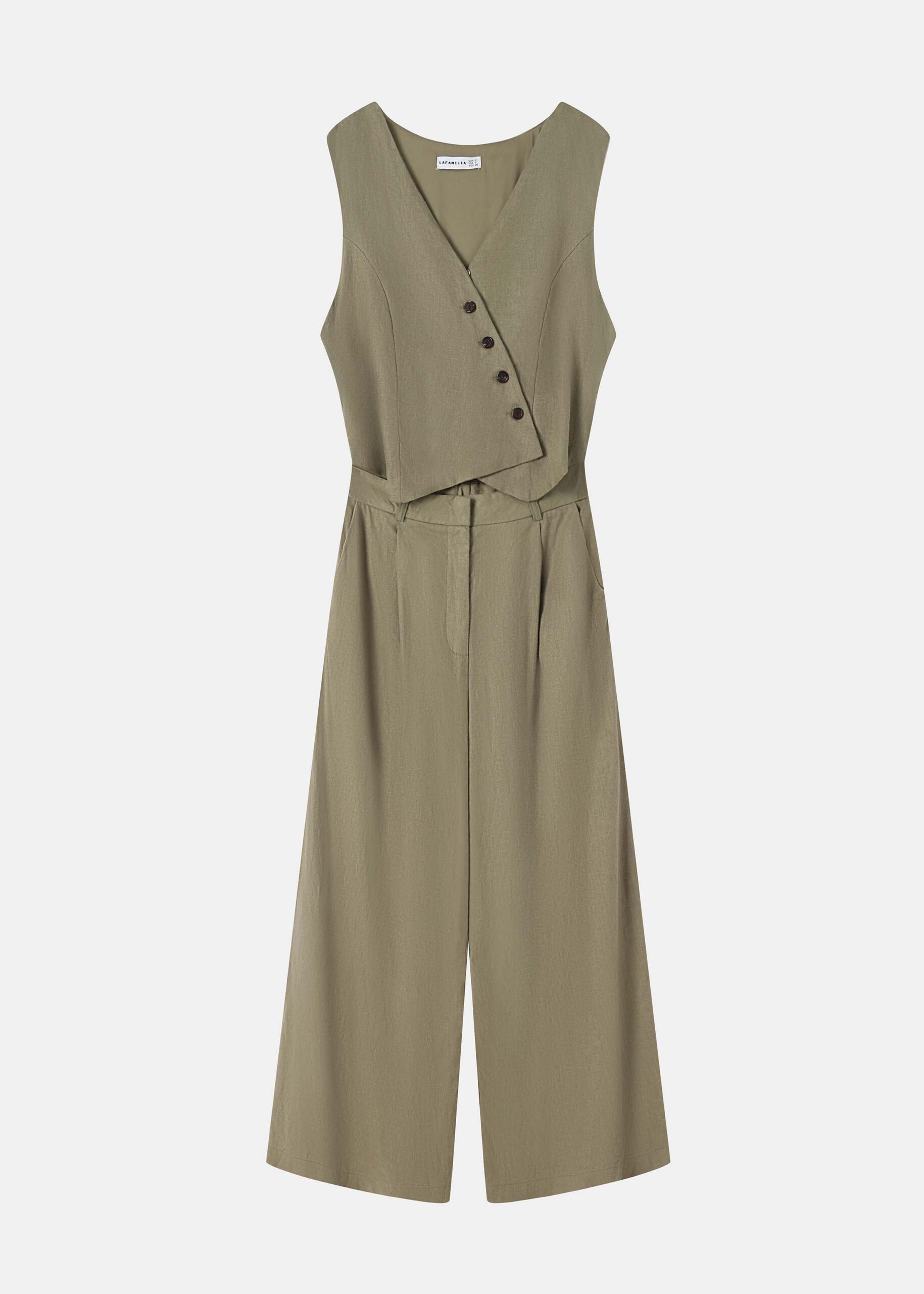 6126230039641-a Women Sleeveless Jumpsuit - الصورة 1