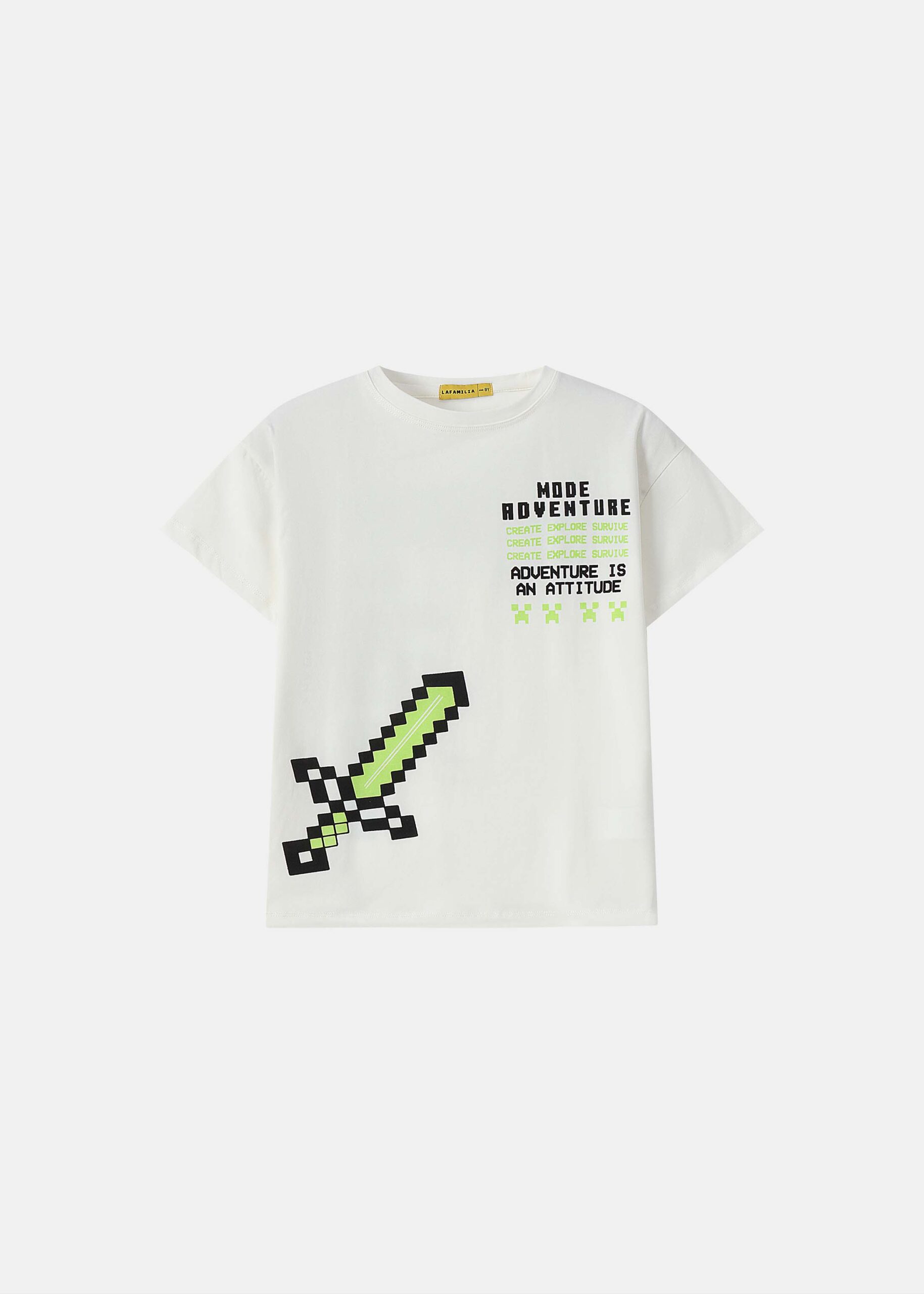 6126316054104-a Kids Boy "Minecraft" T-Shirt - Image 1