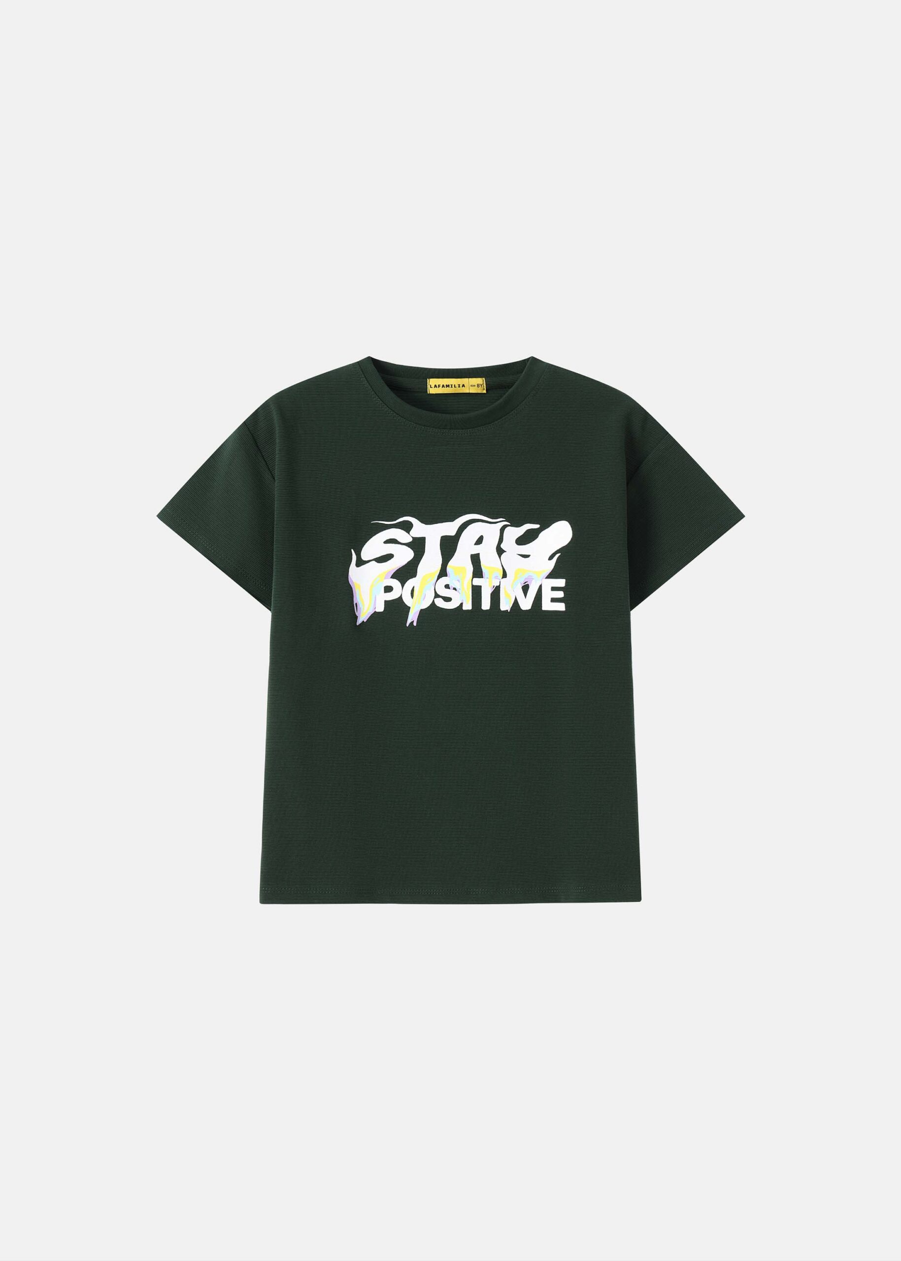6126316057523-a Kids Boy "Stay Positive" T-Shirt - Image 1