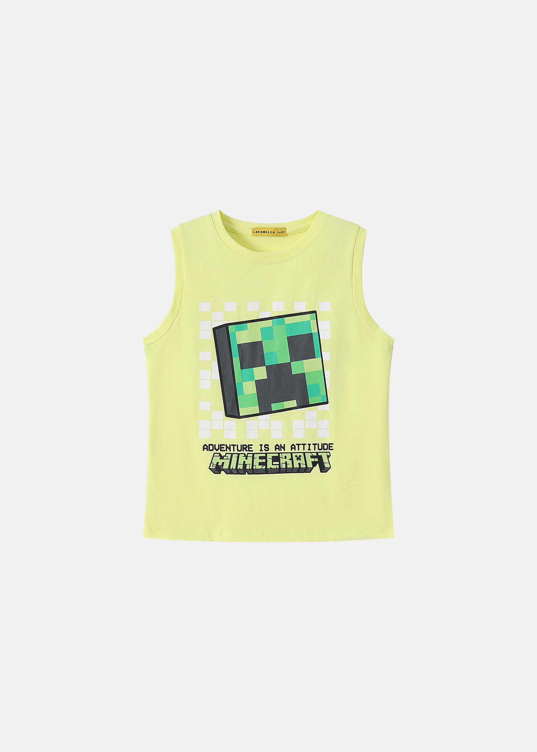 6126317053920-a توب أطفال ولادي بدون أكمام "Minecraft" - الصورة 1