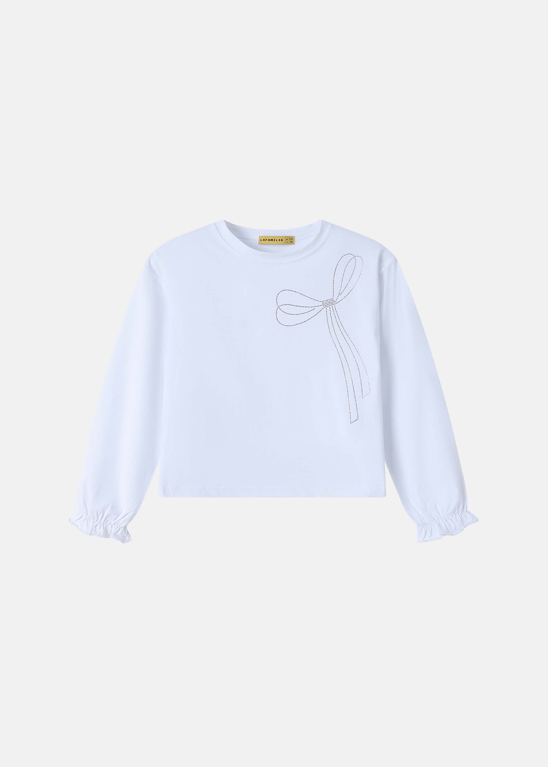 Kids Girl Bow Decor Blouse