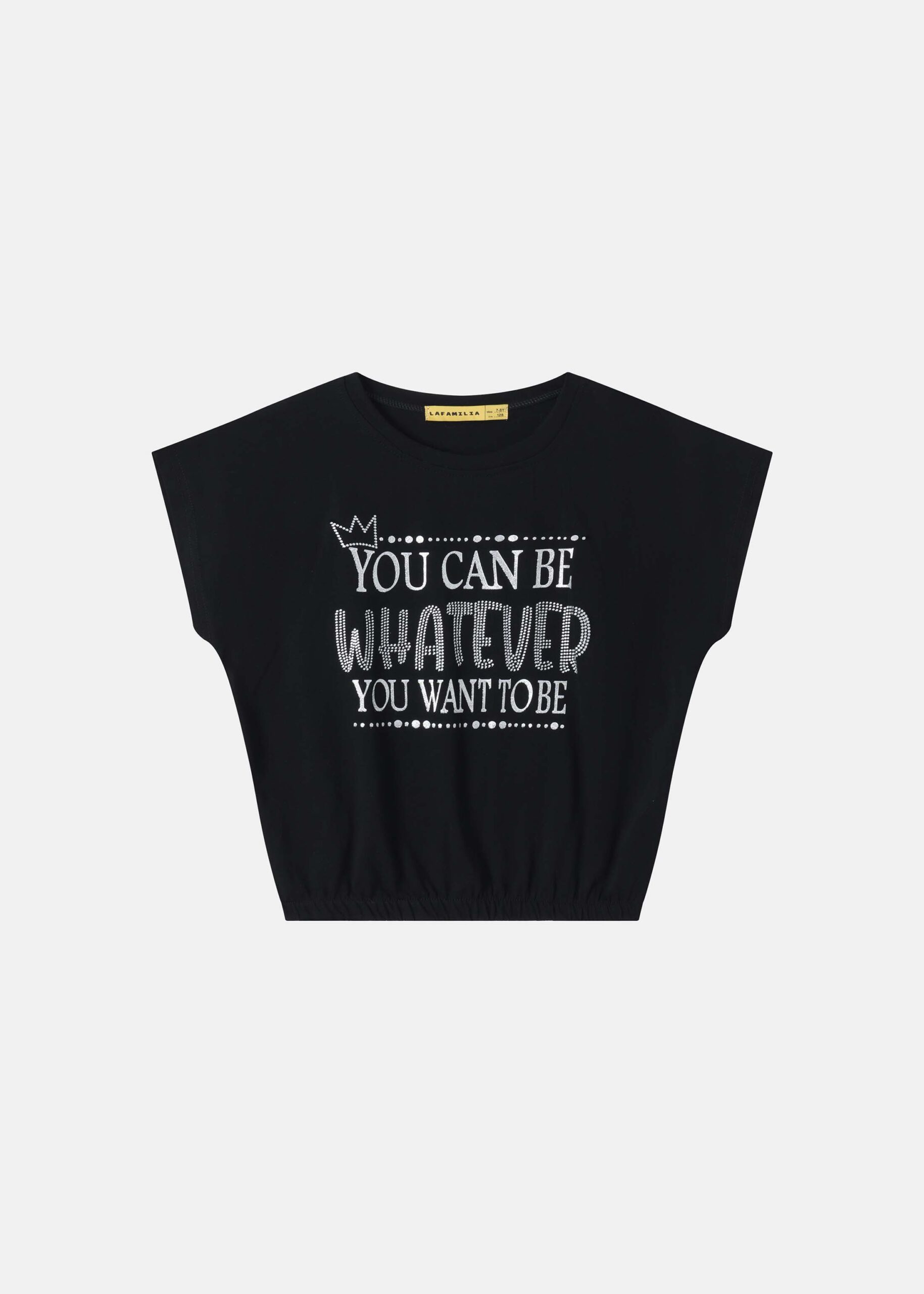Kids Girl Writings Printed T-Shirt
