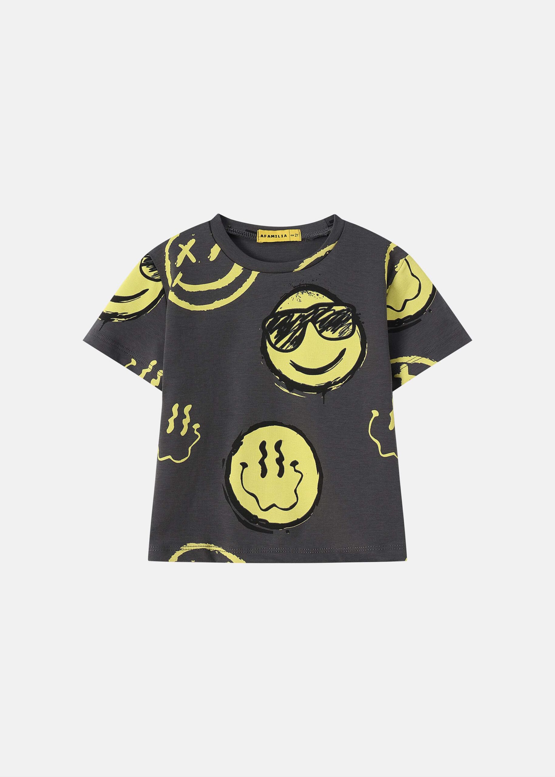 Baby Boy Smily Faces T-Shirt