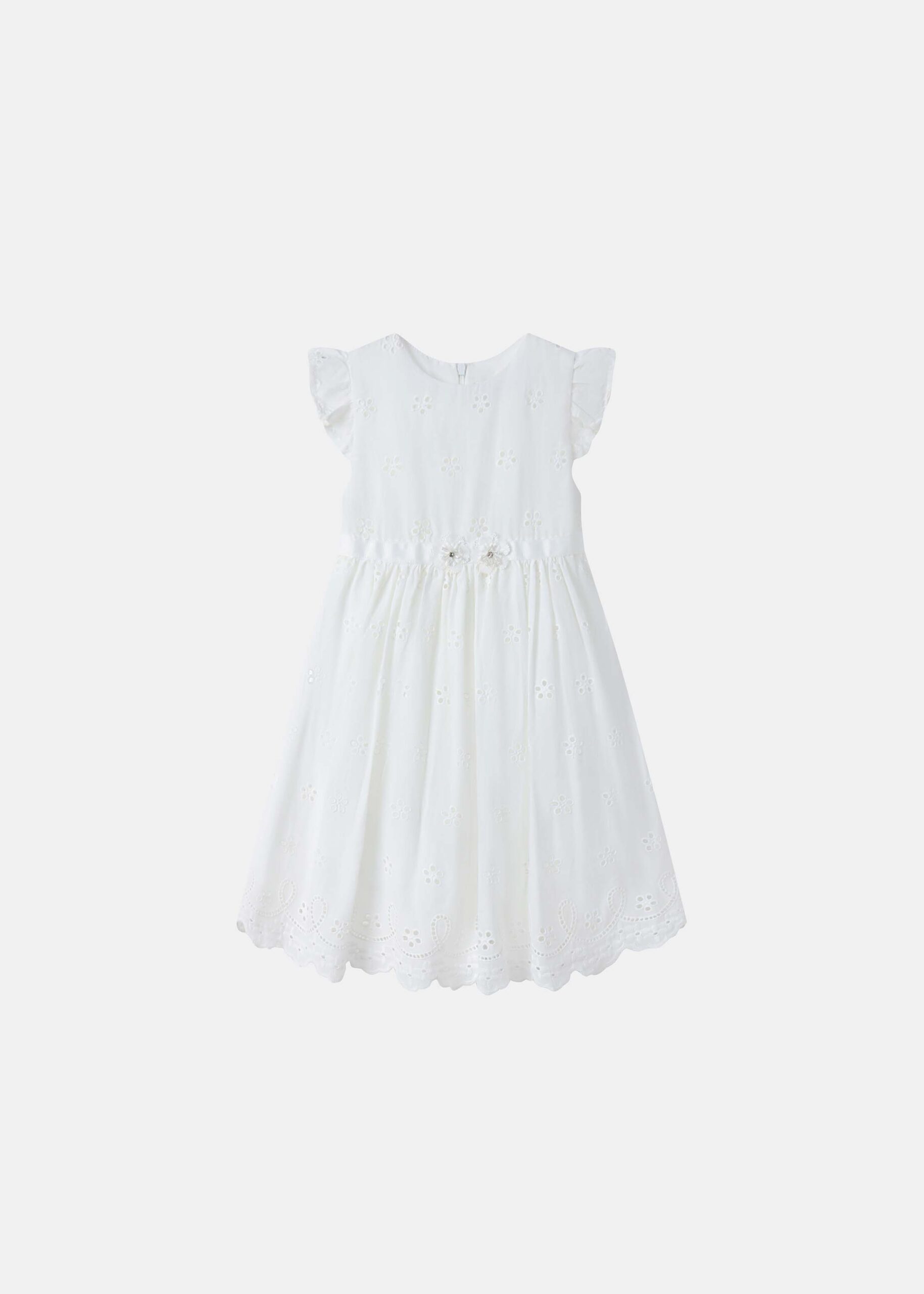 Baby Girl Eyelet Embroidery Dress