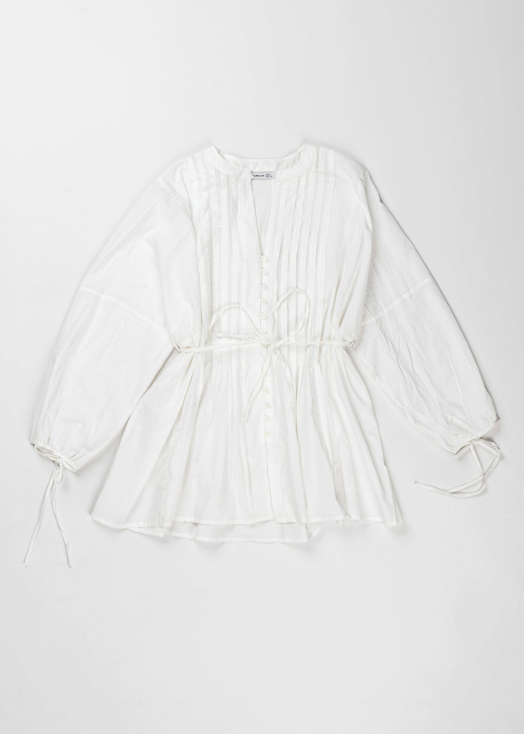 Women Pleated Detail Blouse