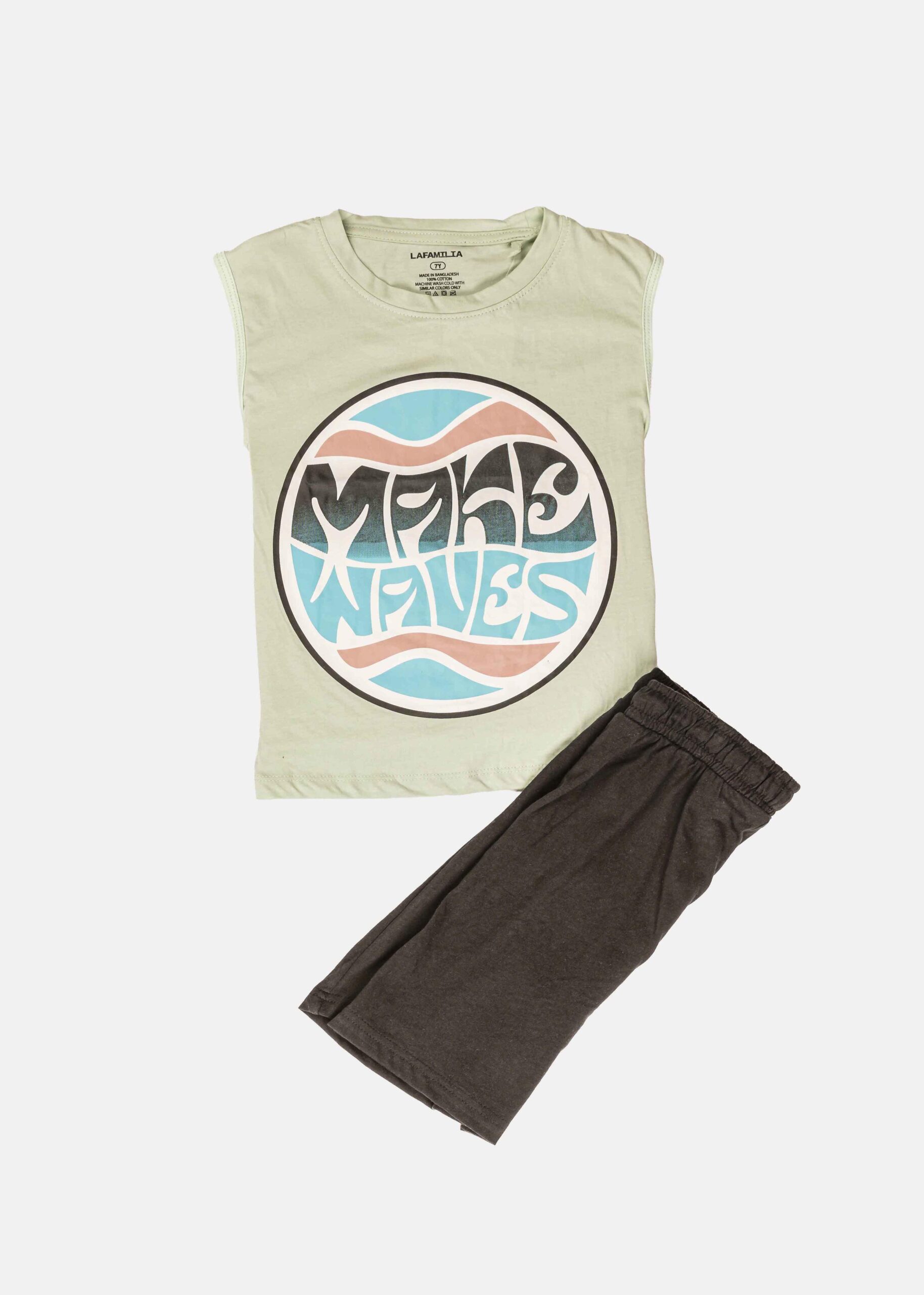 Kids Boy Two-Pieces “Make Waves” Pajama