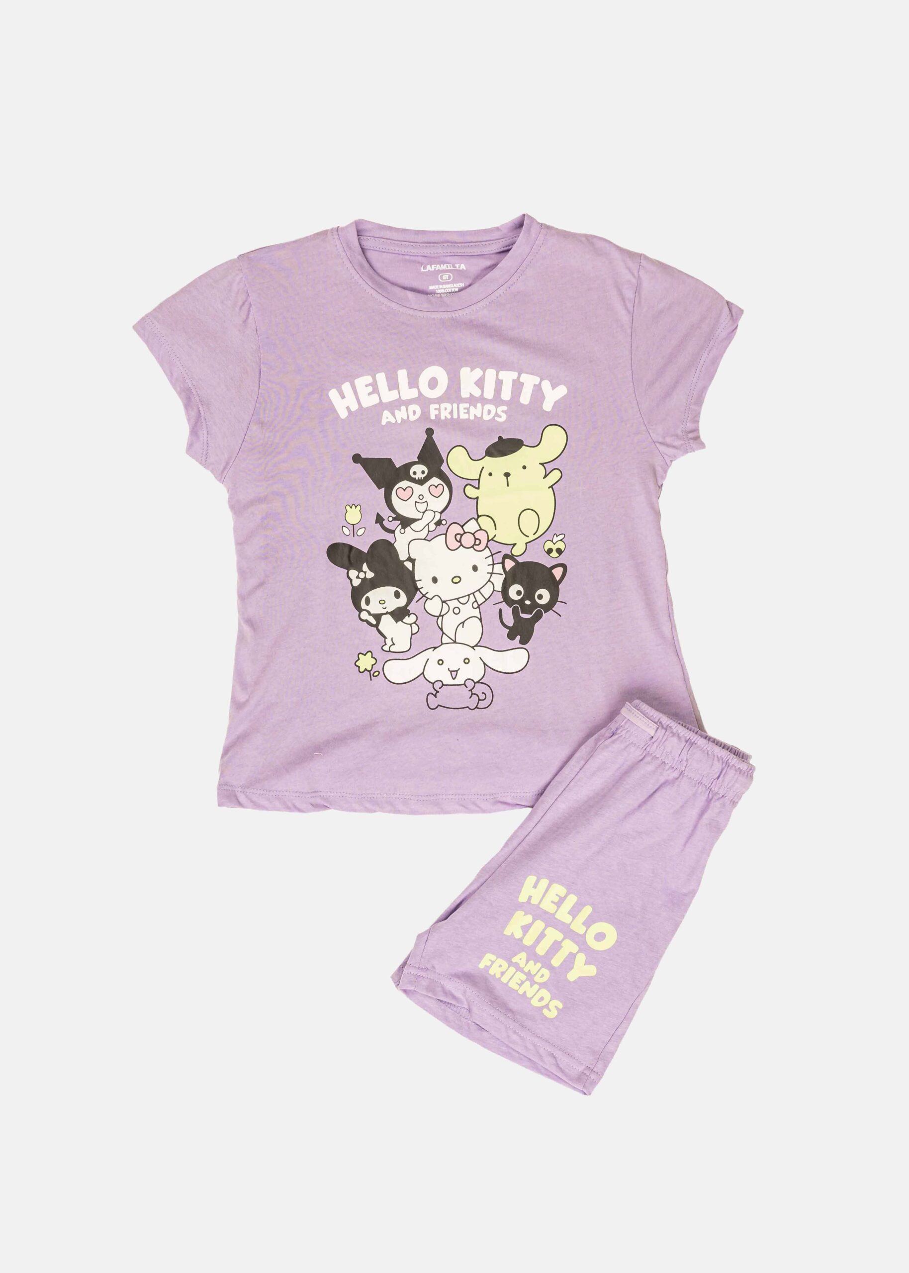 Kids Girl Two-Pieces “Hello Kitty” Pajama