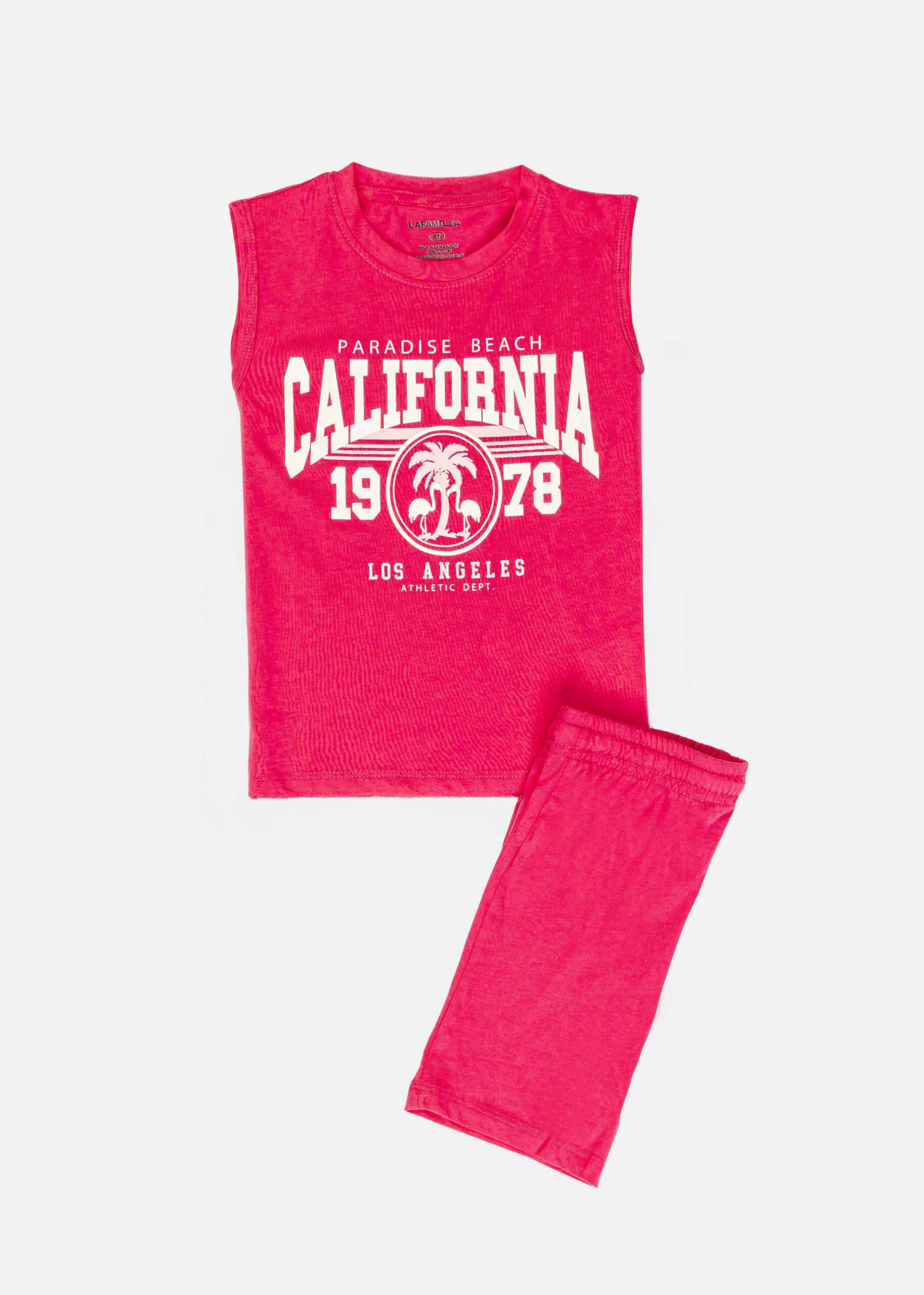 Kids Girl Two-Pieces “California” Pajama