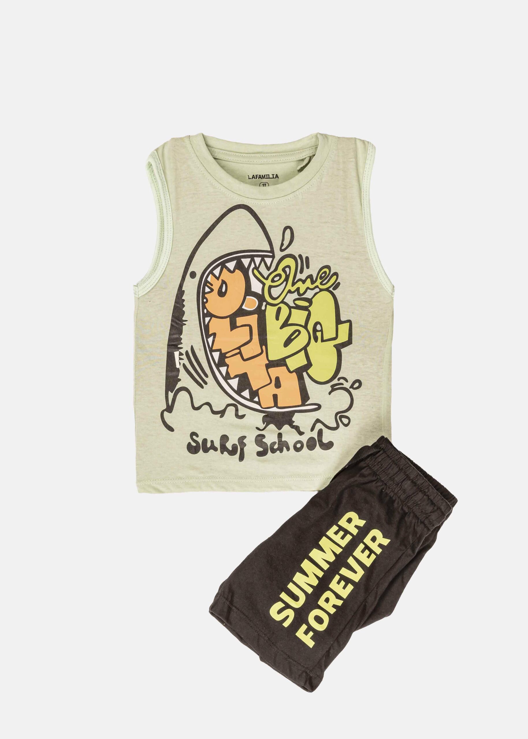 Baby Boy Two-Pieces “Surf School” Pajama