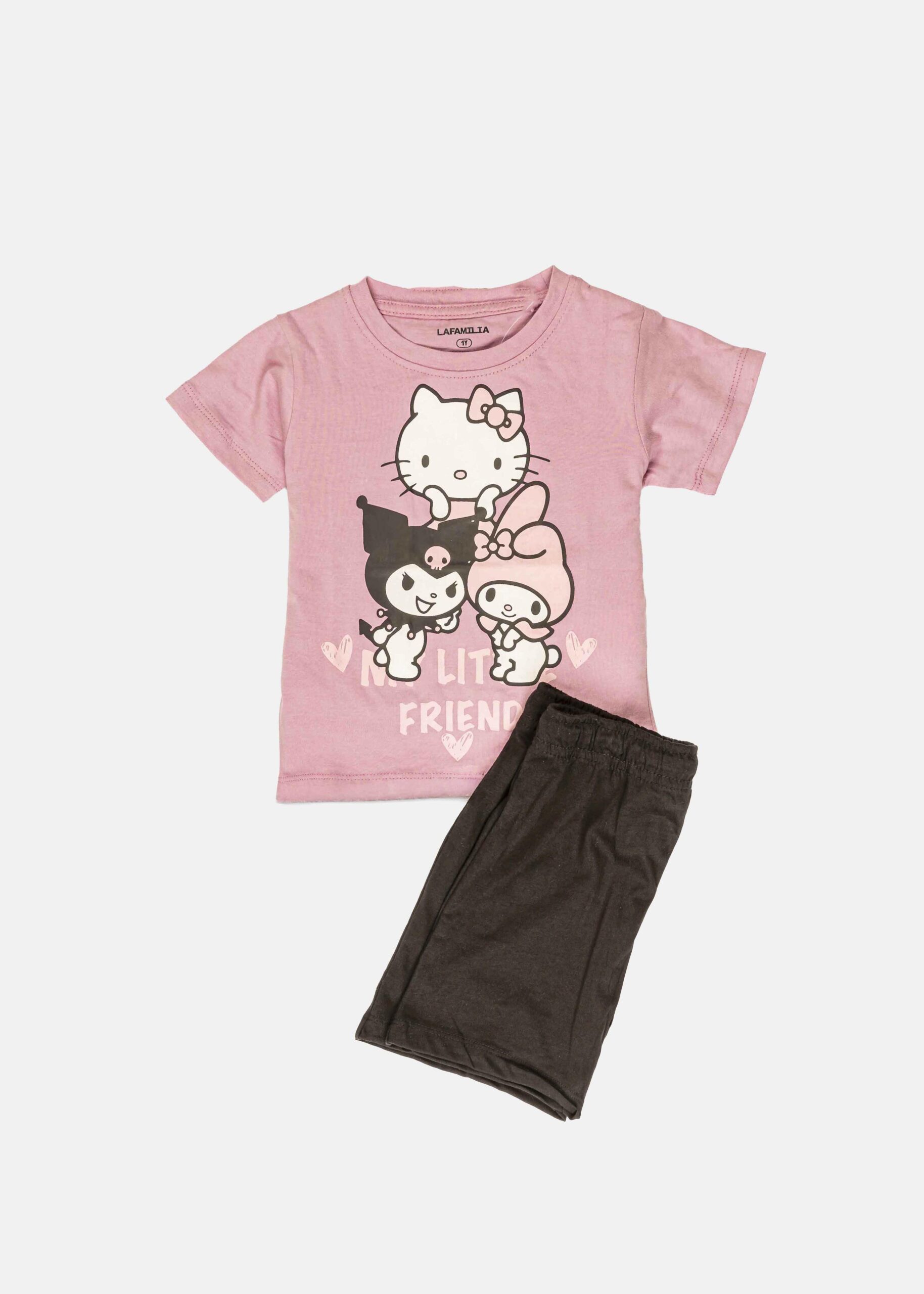 Baby Girl Two-Pieces “My Little Friends” Pajama