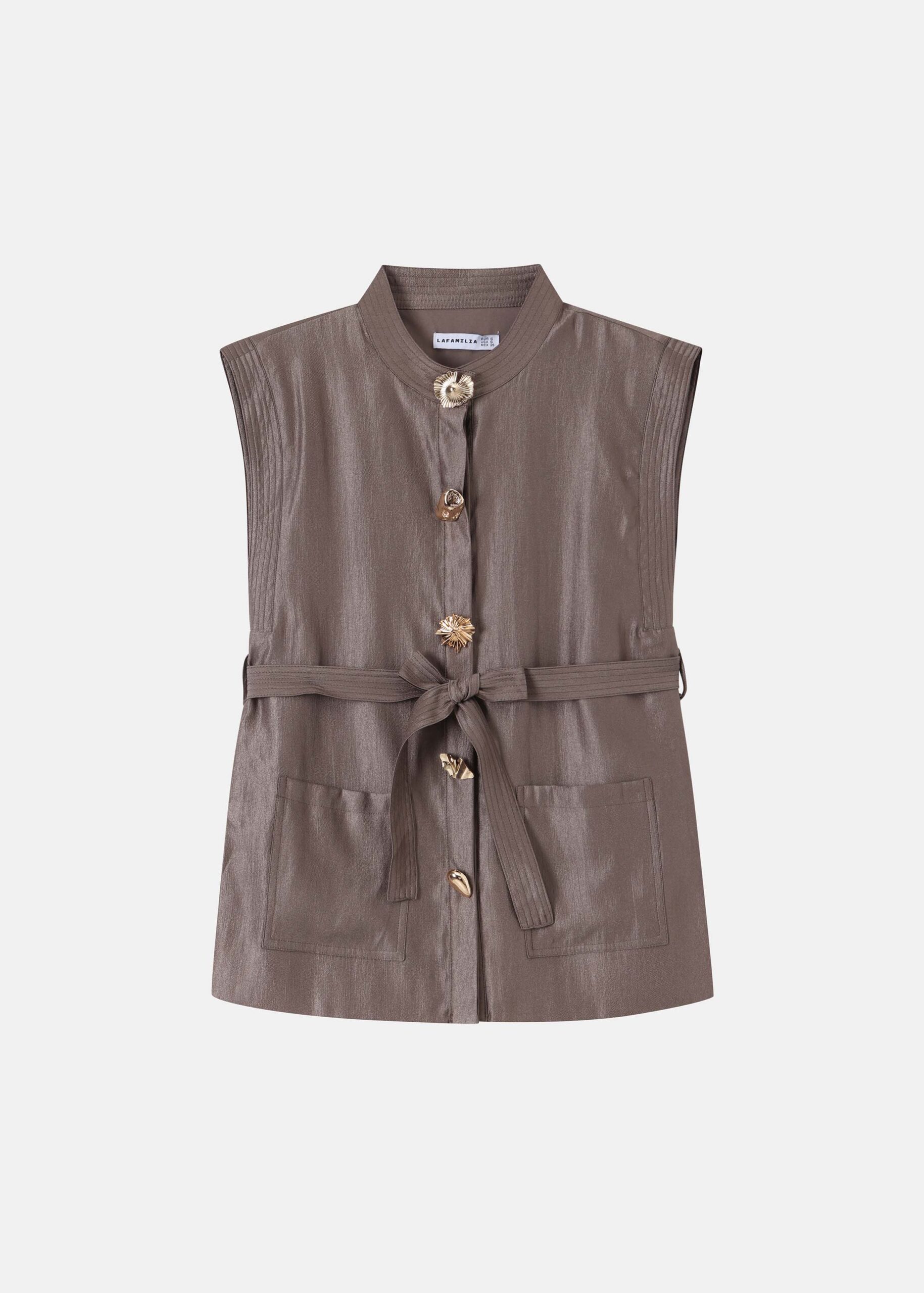Women Buttoned Knit Vest
