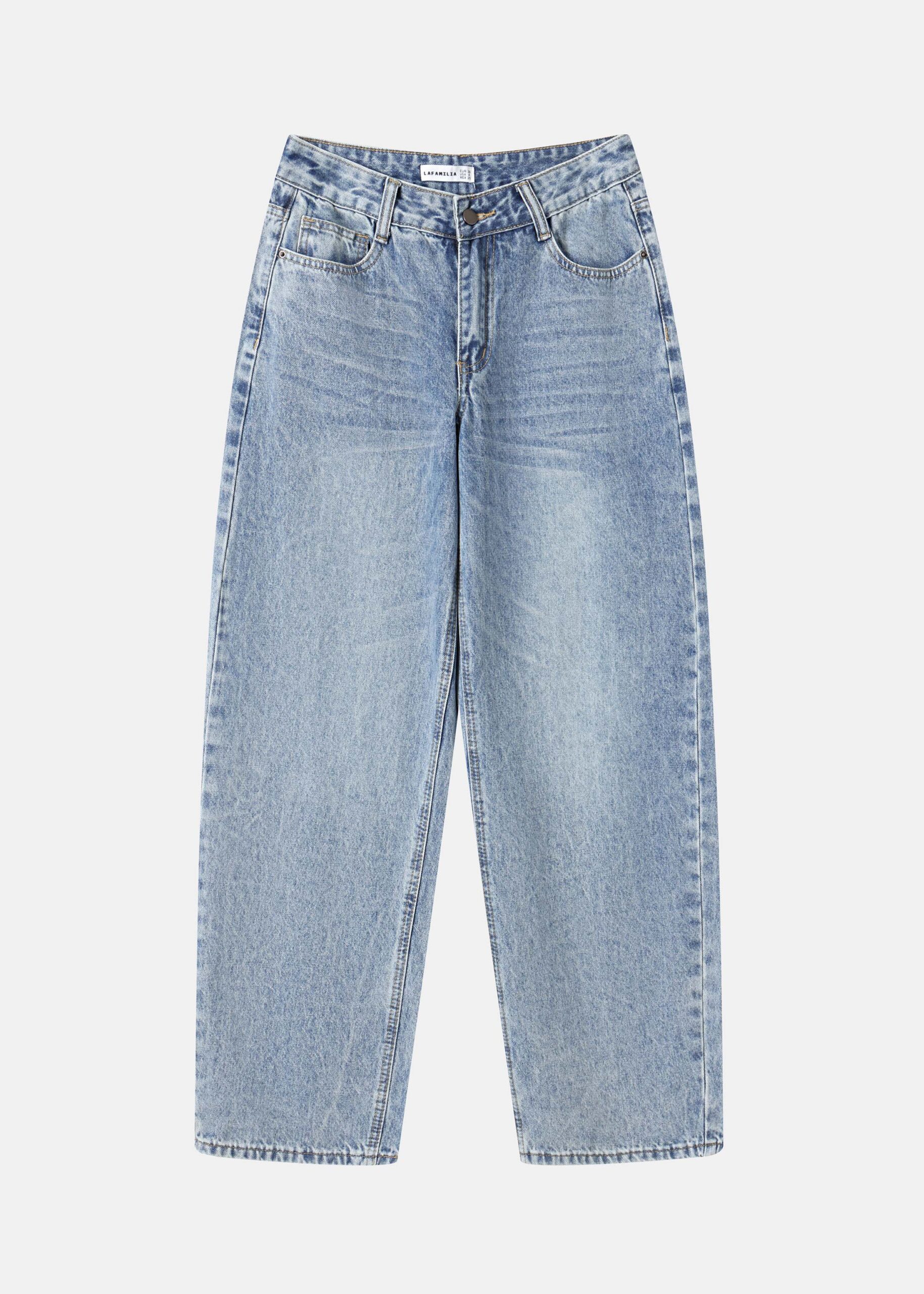 Women Baggy Barrel Jeans Trouser