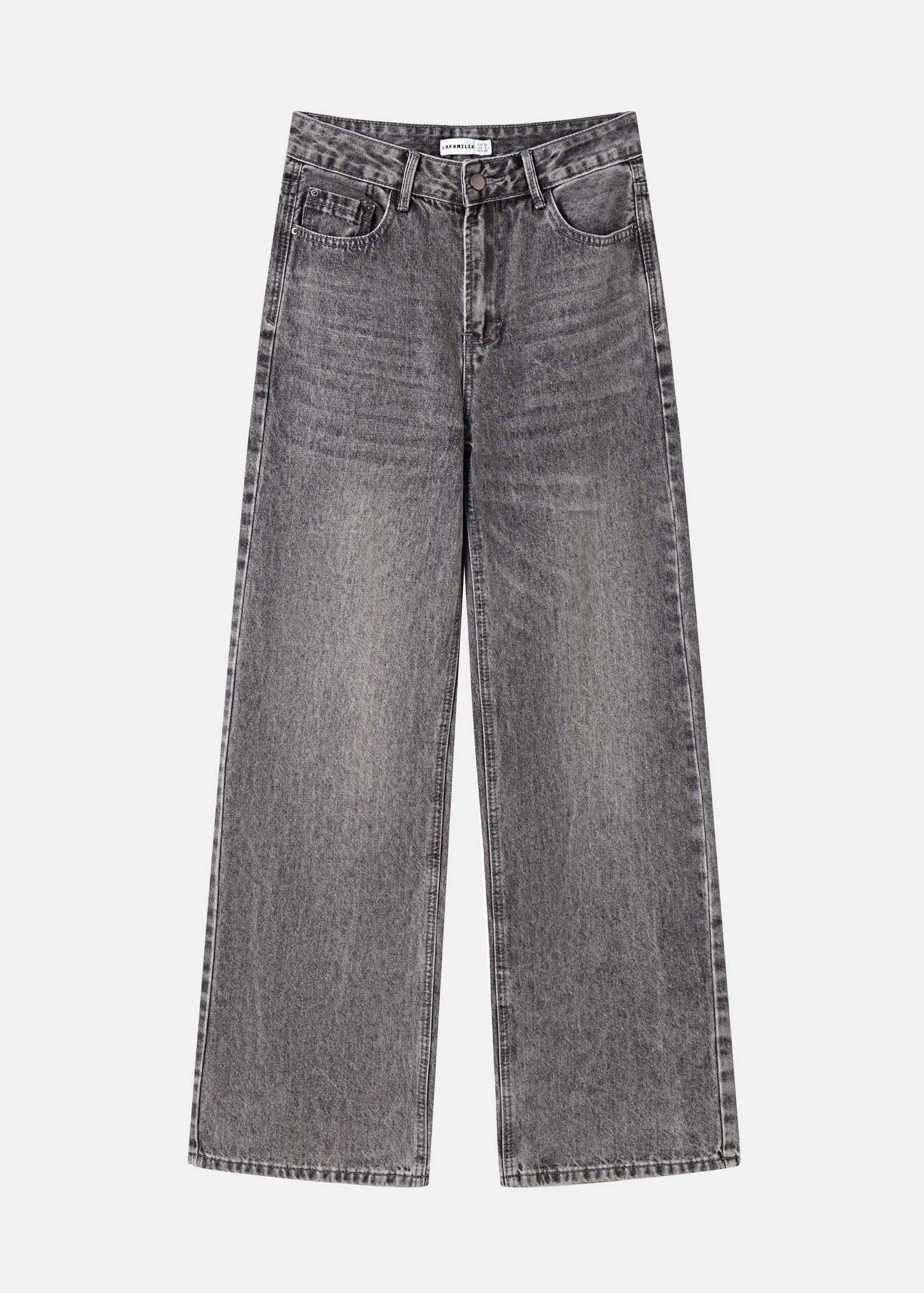 Women Straight-Leg High-Rise Full-Length Jeans Trouser