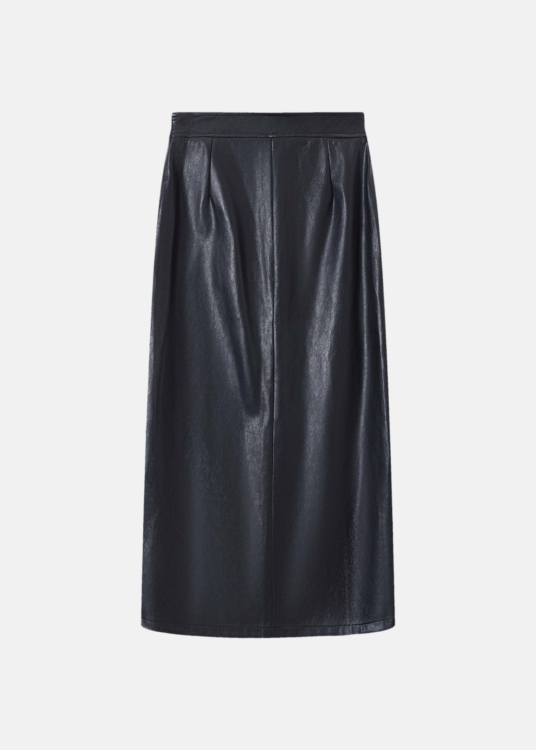 Women Leather Pencil Skirt