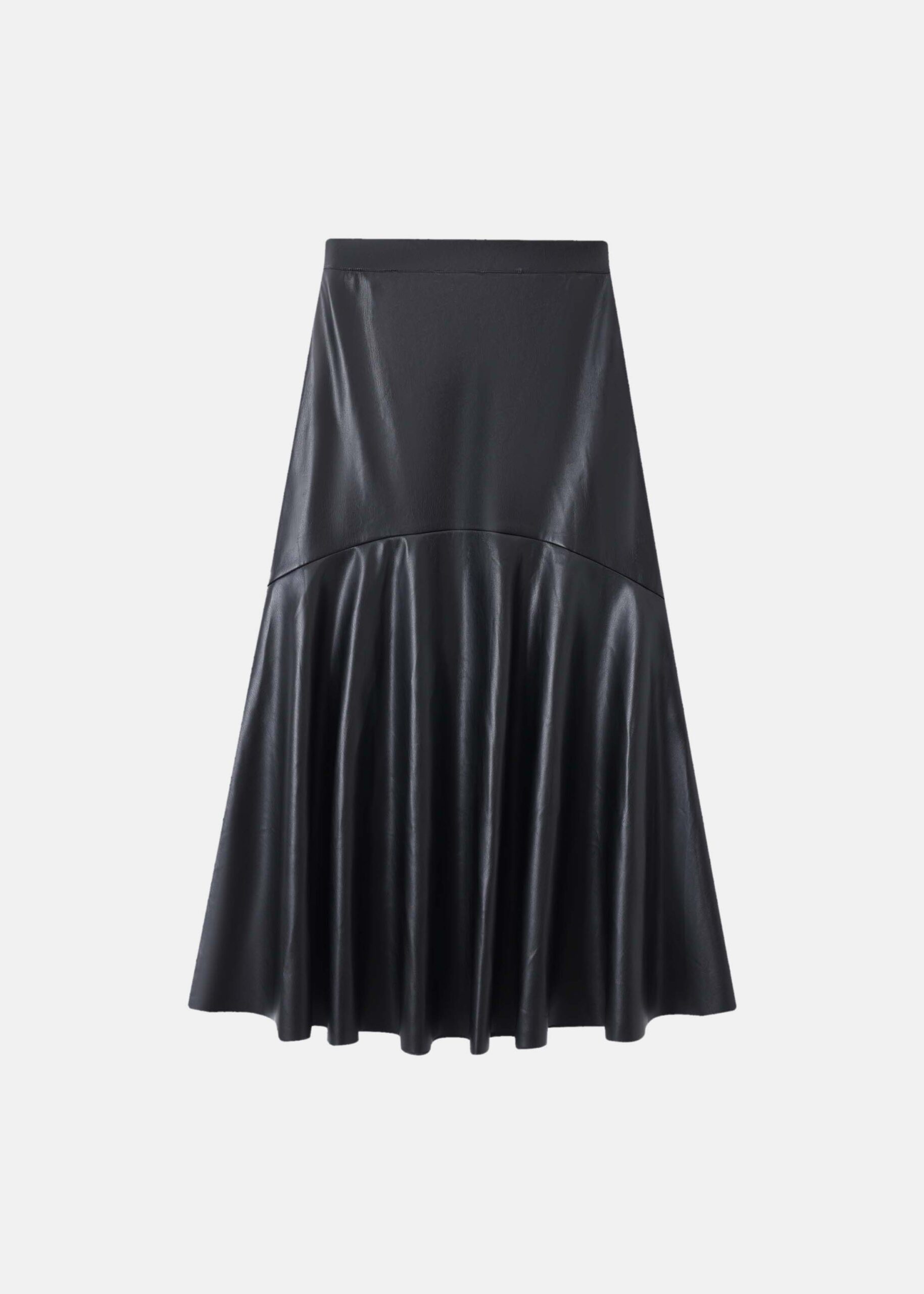 Women Maxi leather Skirt