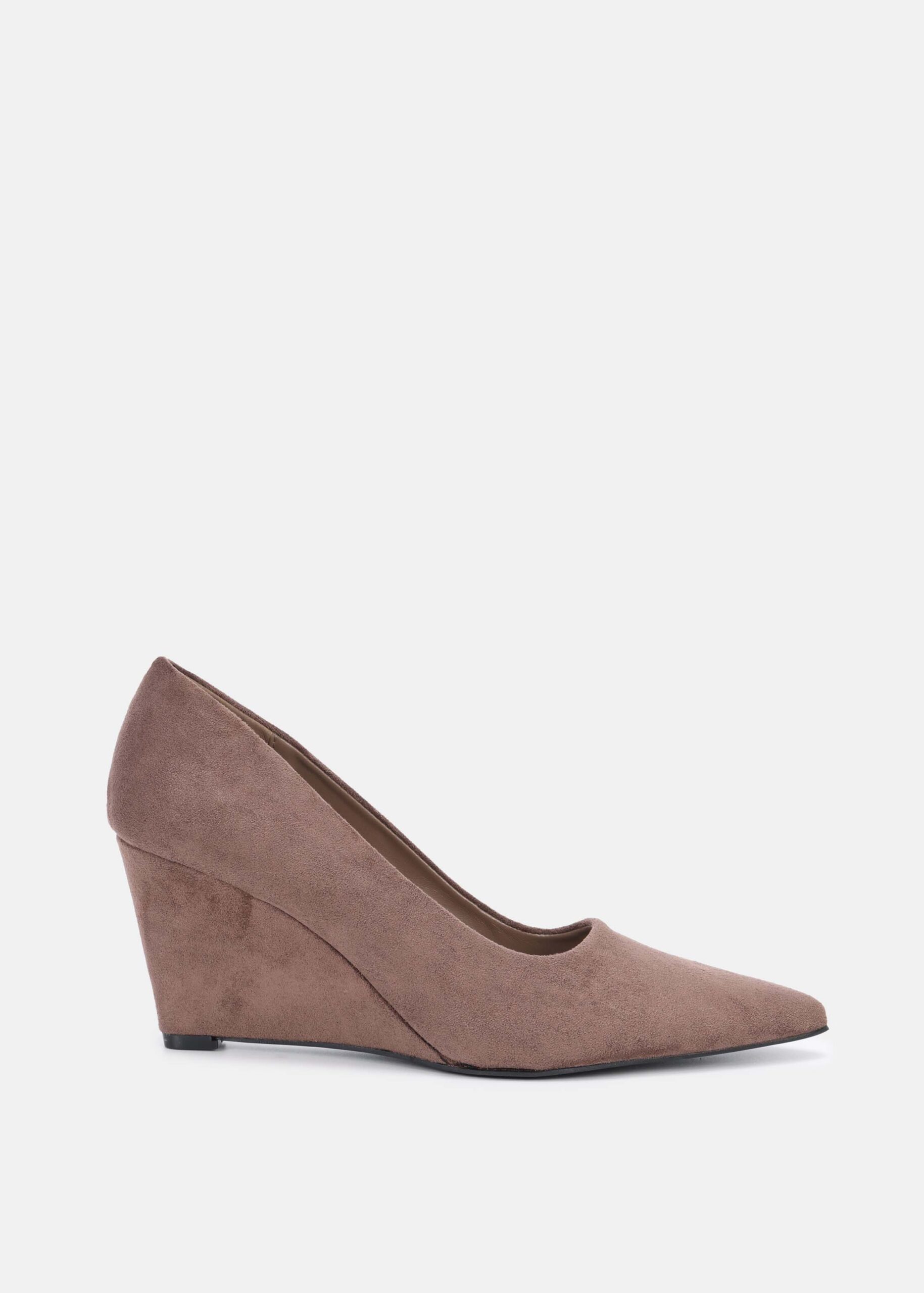 Women Suede Wedge Heels Shoes