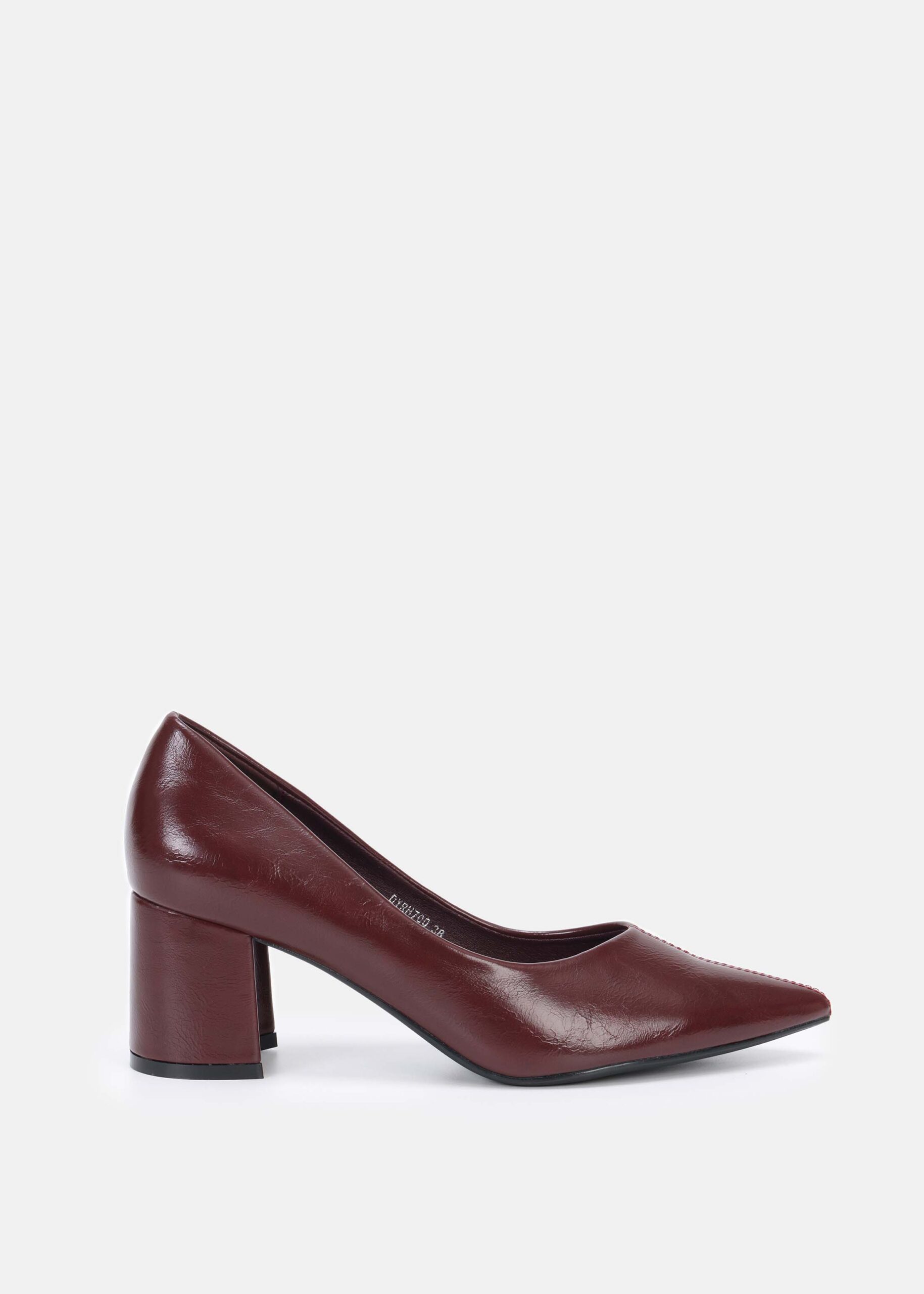 Women Leather Heels Shoes