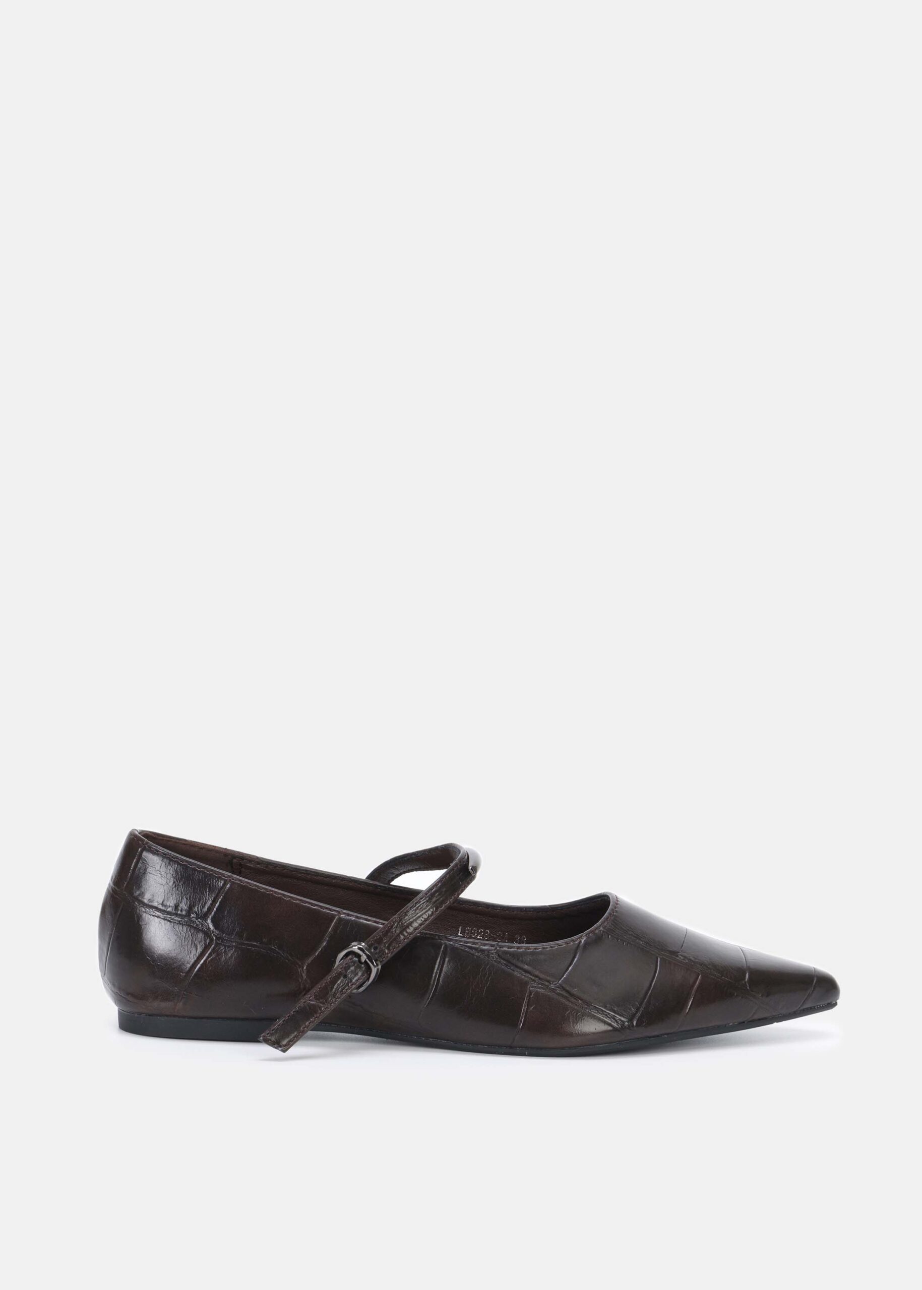Women Croc-Embossed Ballerina