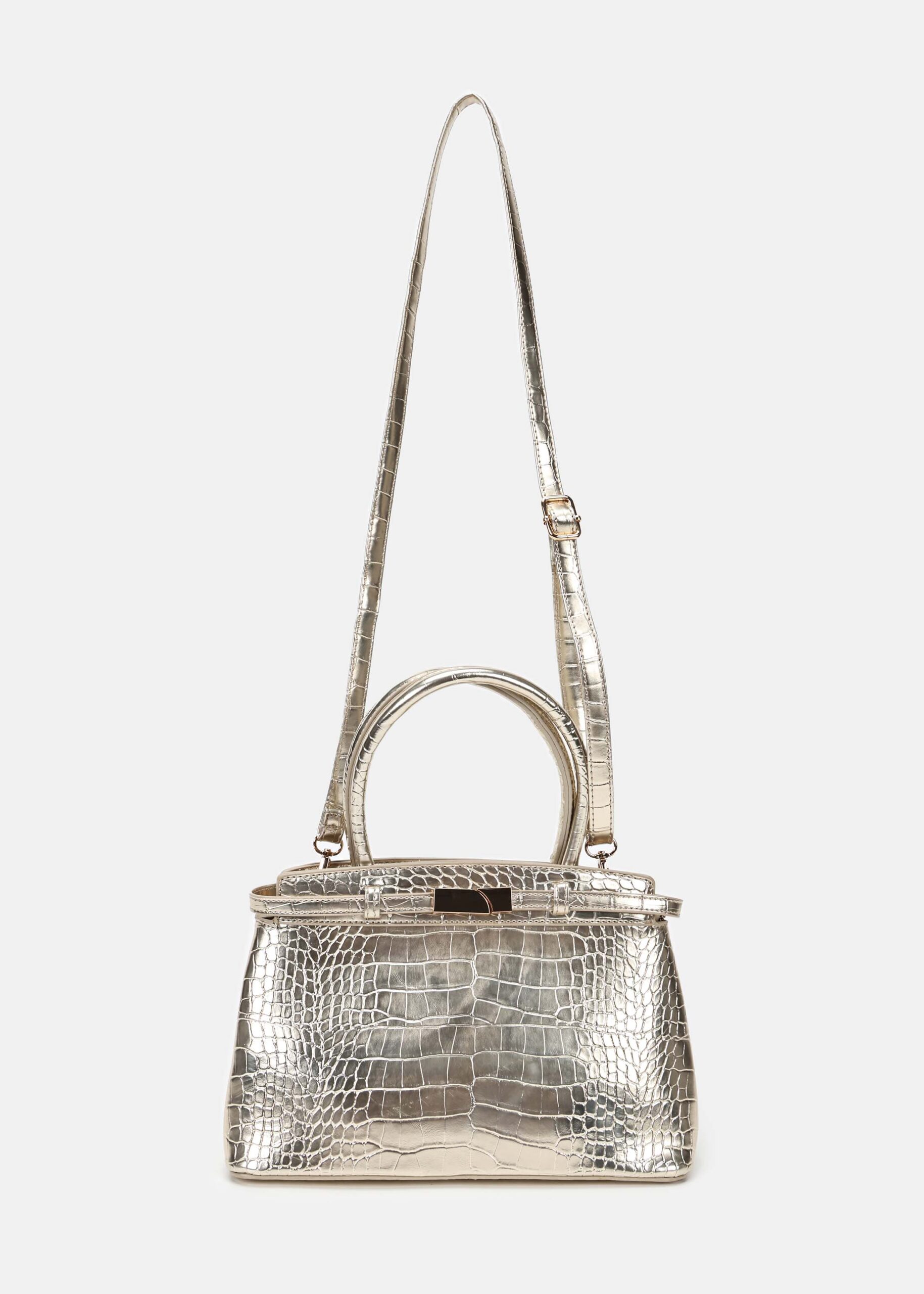 Women Croc-Embossed Bag