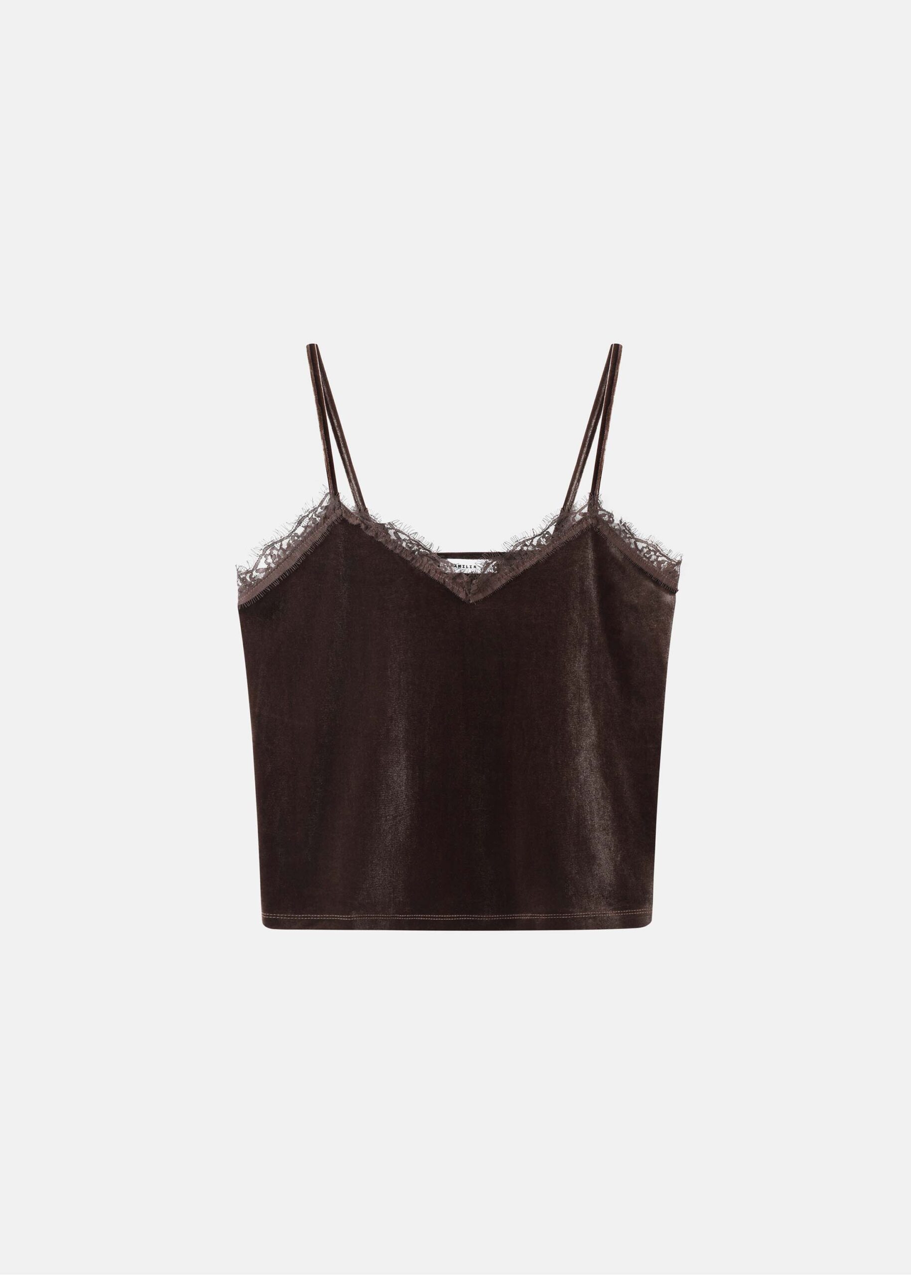Women Velvet Sleeveless Top