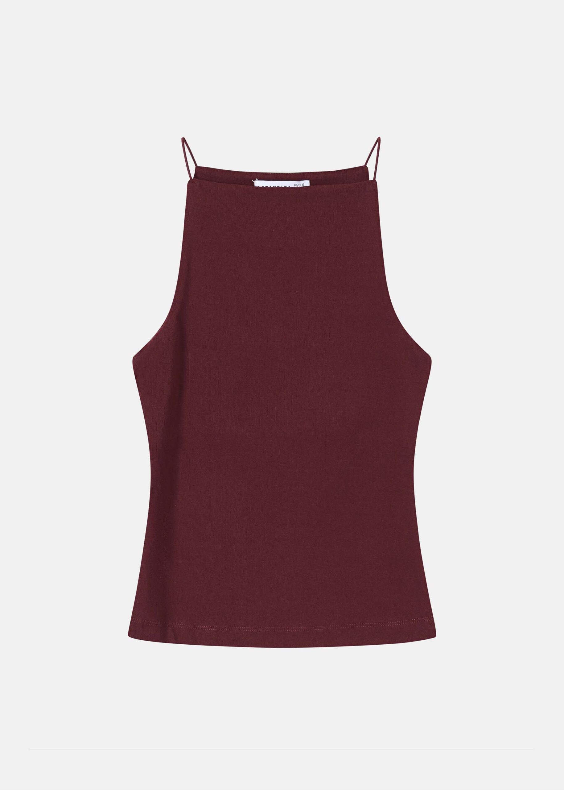 Women Boat-Neck Sleeveless Top