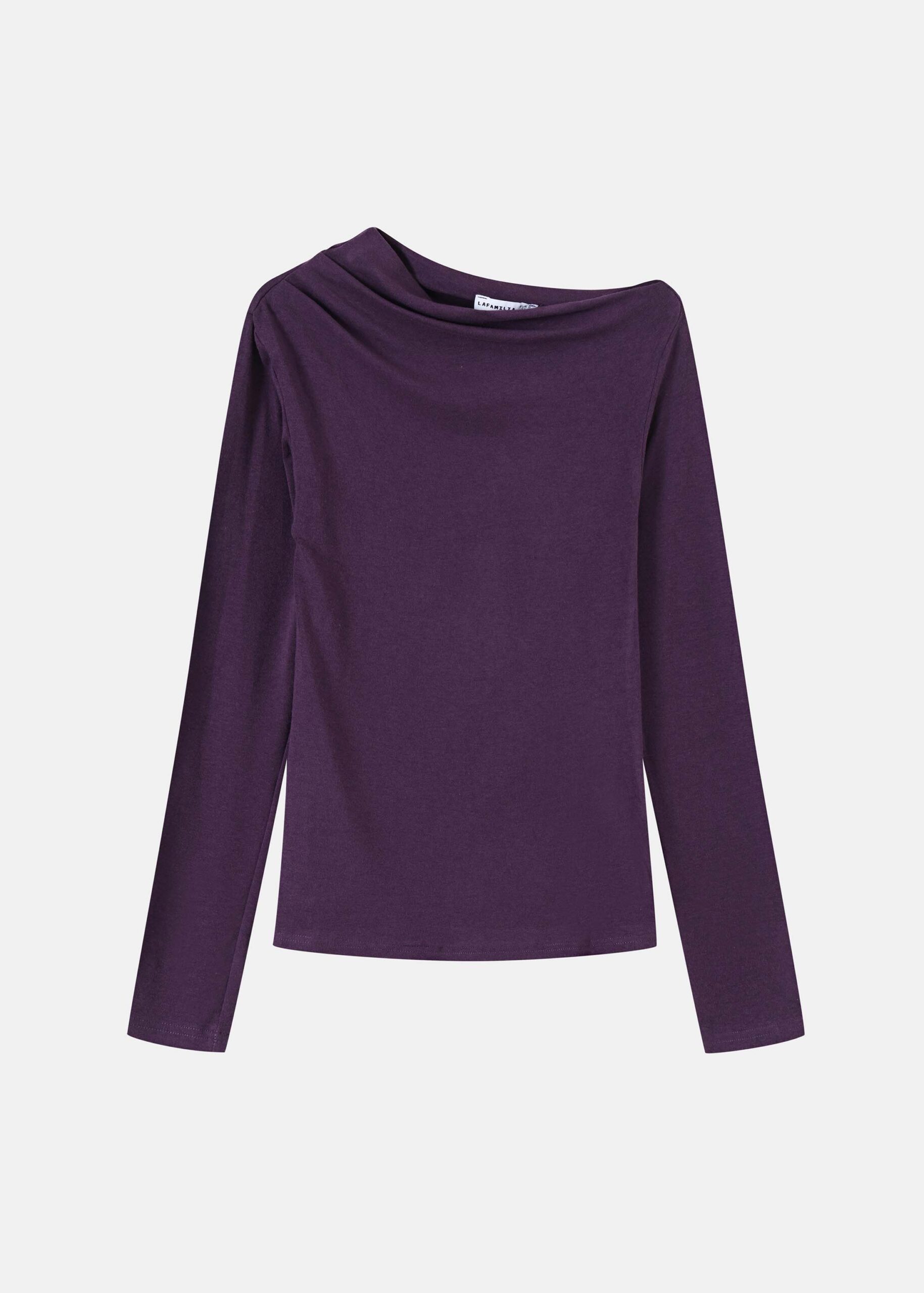 Women Asymmetrical Long-Sleeves Top